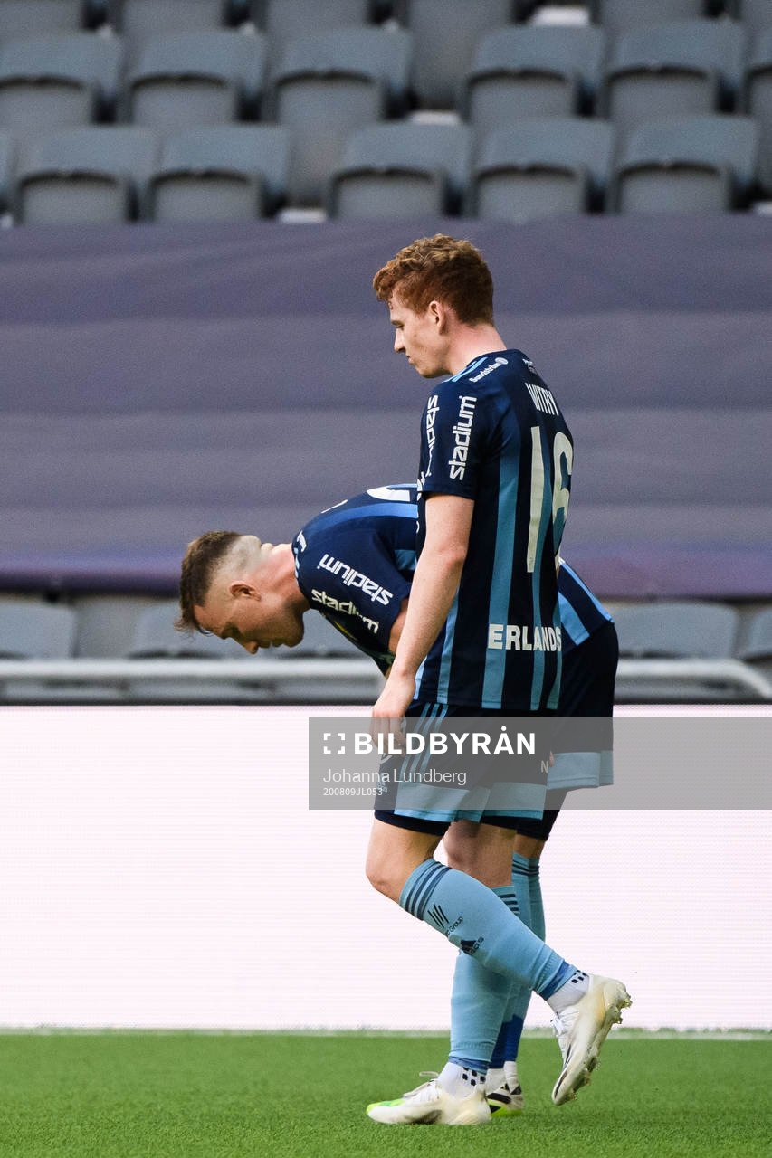 Djurgårdens Fredrik Ulvestad och Aslak Witry deppar