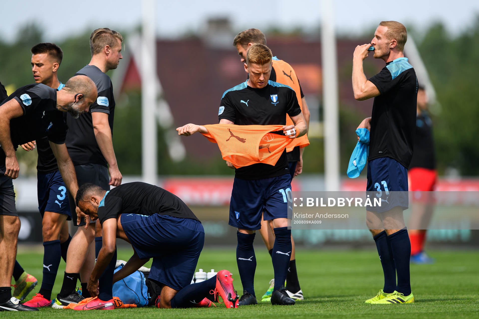 Malmö FFs Anders Christiansen och Franz Brorsson