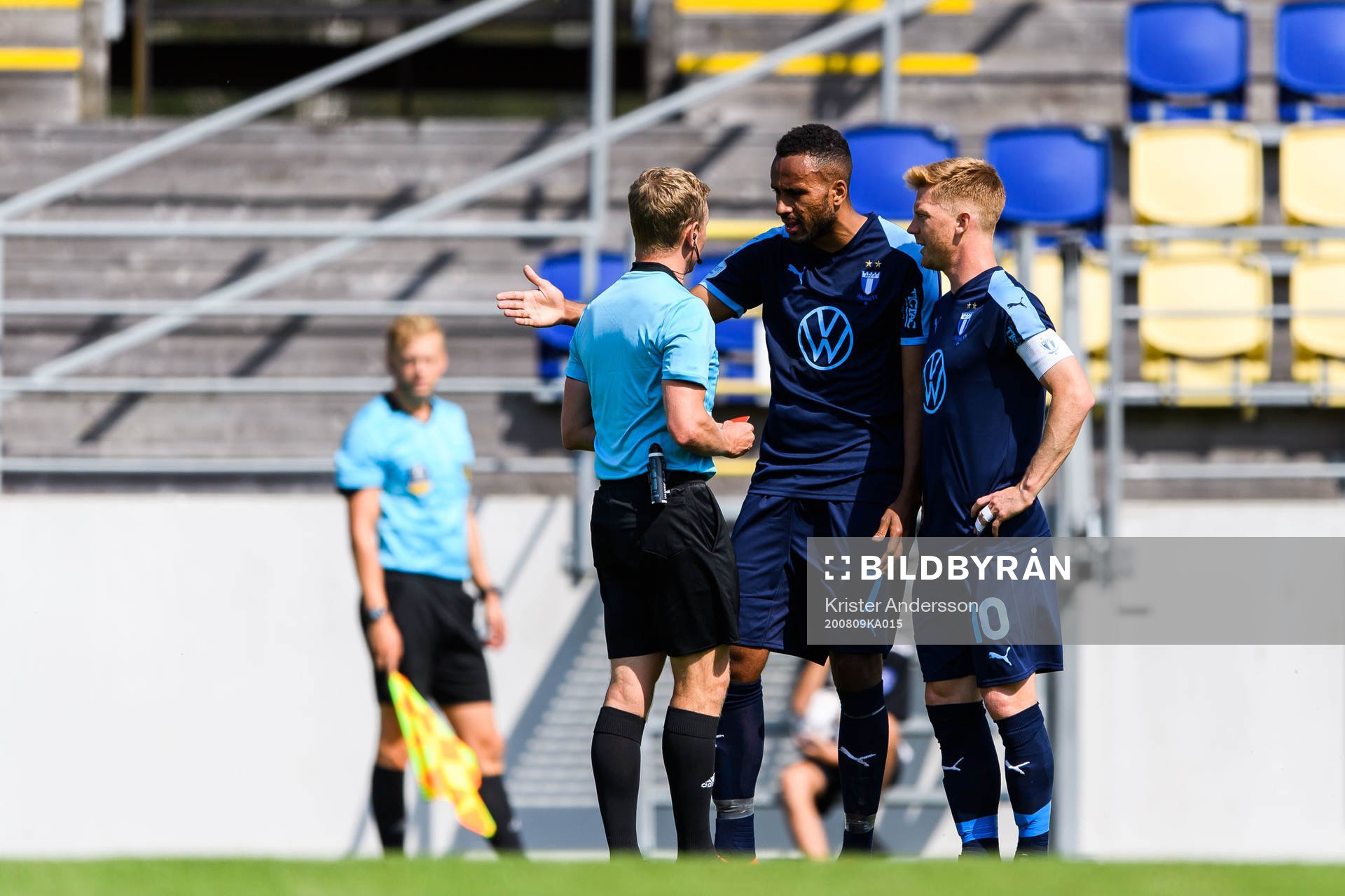 Malmö FFs Isaac Kiese Thelin och Anders Christiansen i