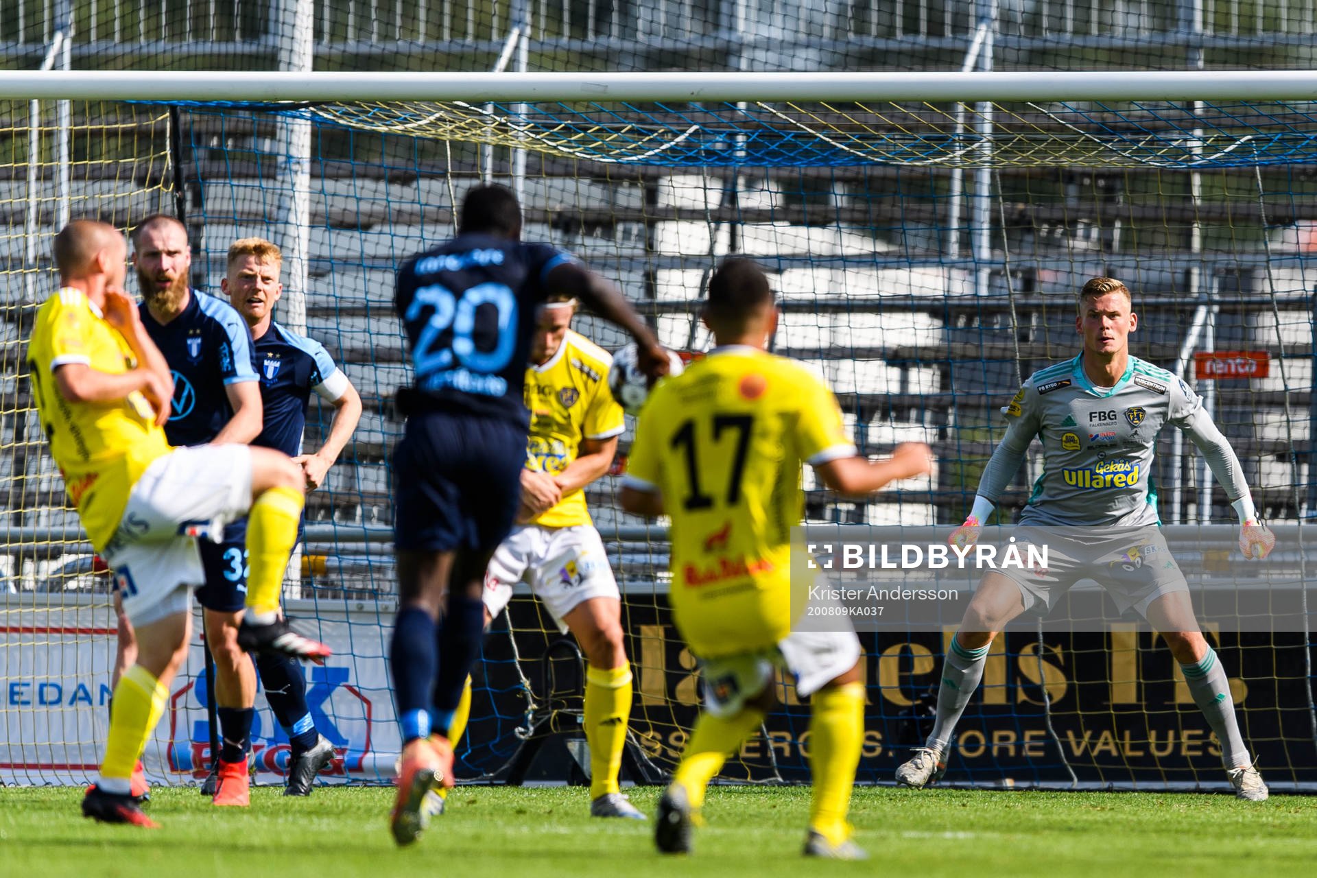 Falkenbergs målvakt Johan Brattberg