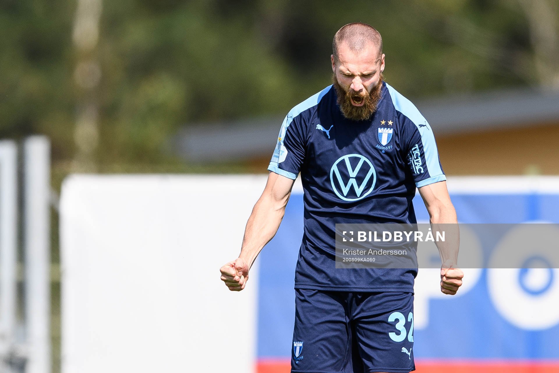 Malmö FFs Jo Inge Berget jublar