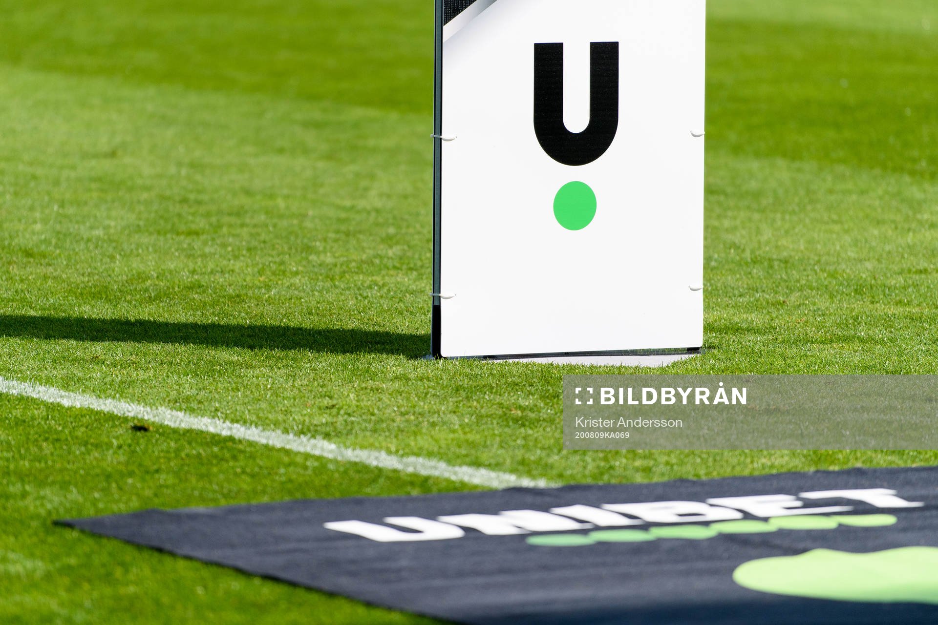 Unibet före fotbollsmatchen i Allsvenskan mellan
