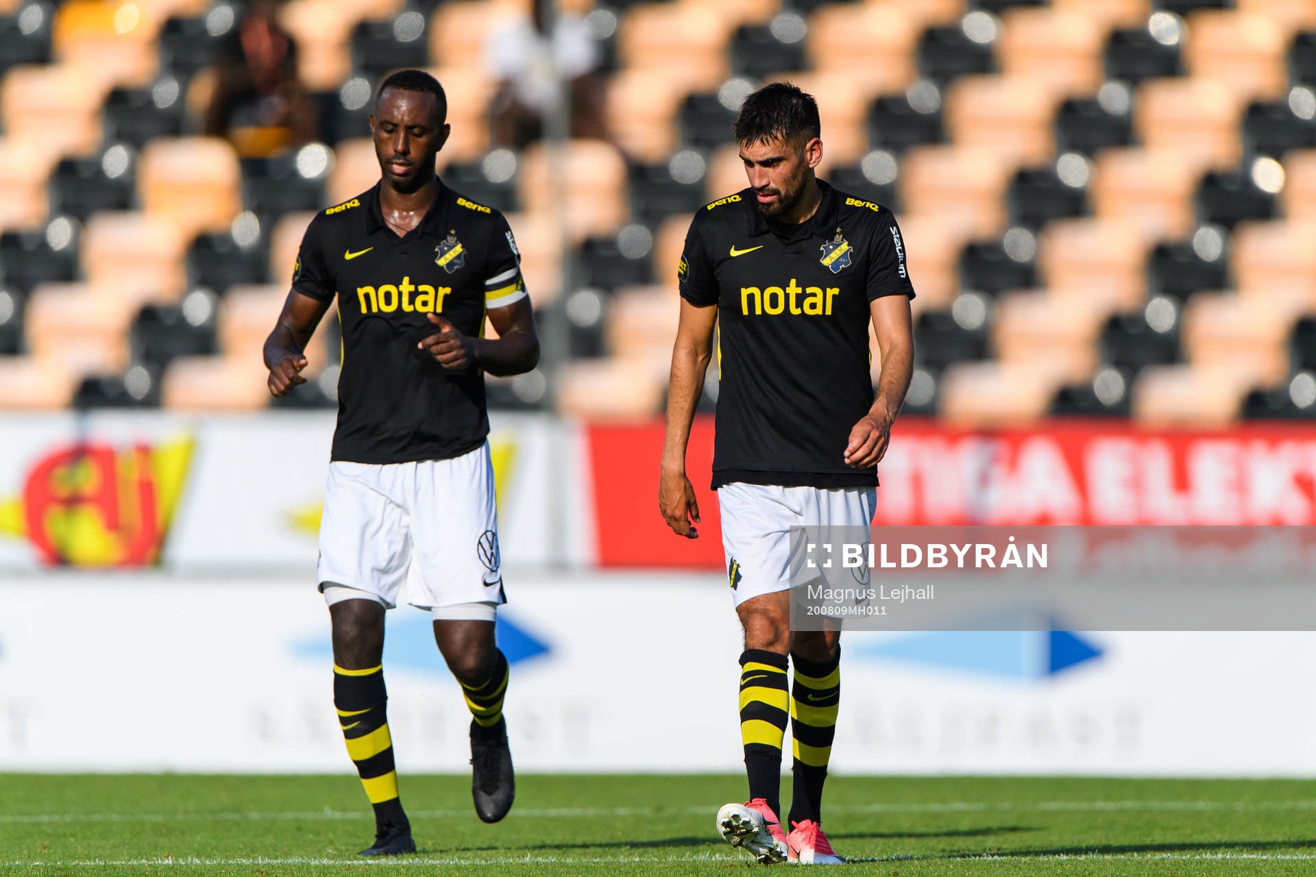 s Henok Goitom och Stefan Silva deppar