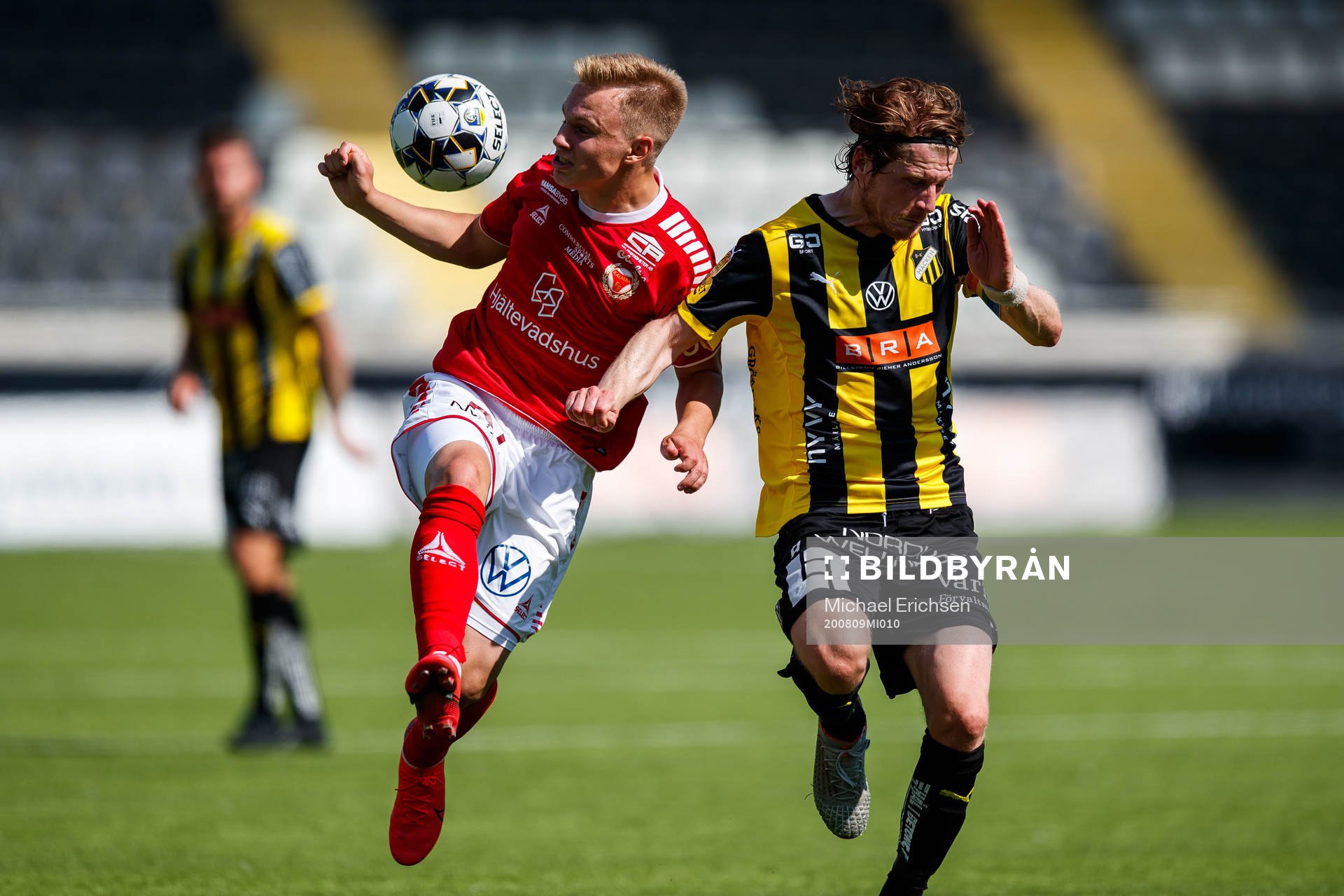 Kalmars Sebastian Ring och Häckens Erik Friberg