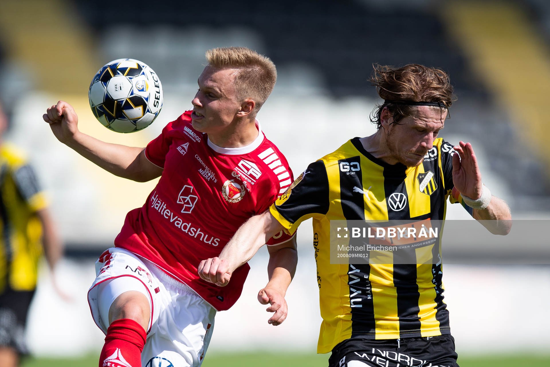 Kalmars Sebastian Ring och Häckens Erik Friberg
