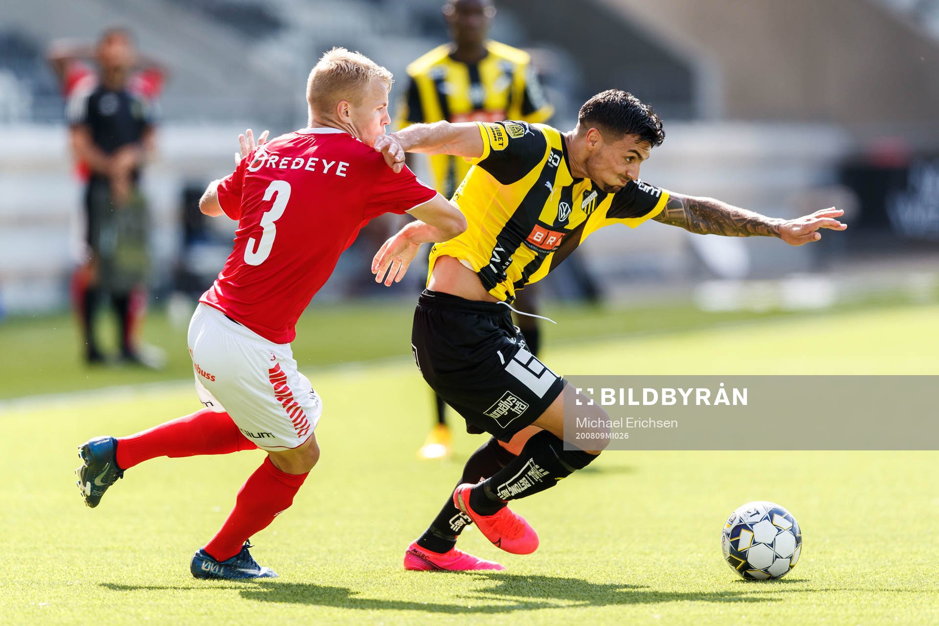 Kalmars Sebastian Ring och Häckens Ahmed Yasin
