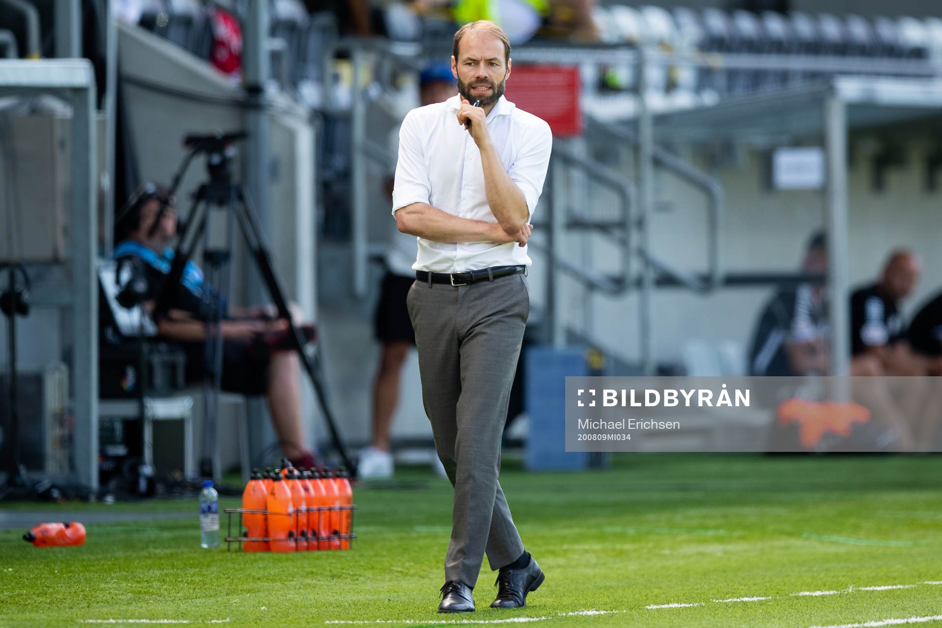 Häckens tränare Andreas Alm