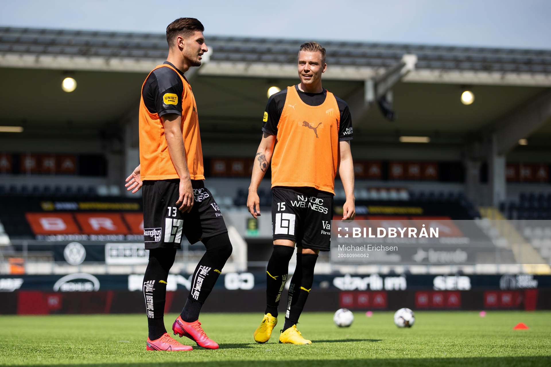 Häckens Adnan Maric och Alexander Söderlund på