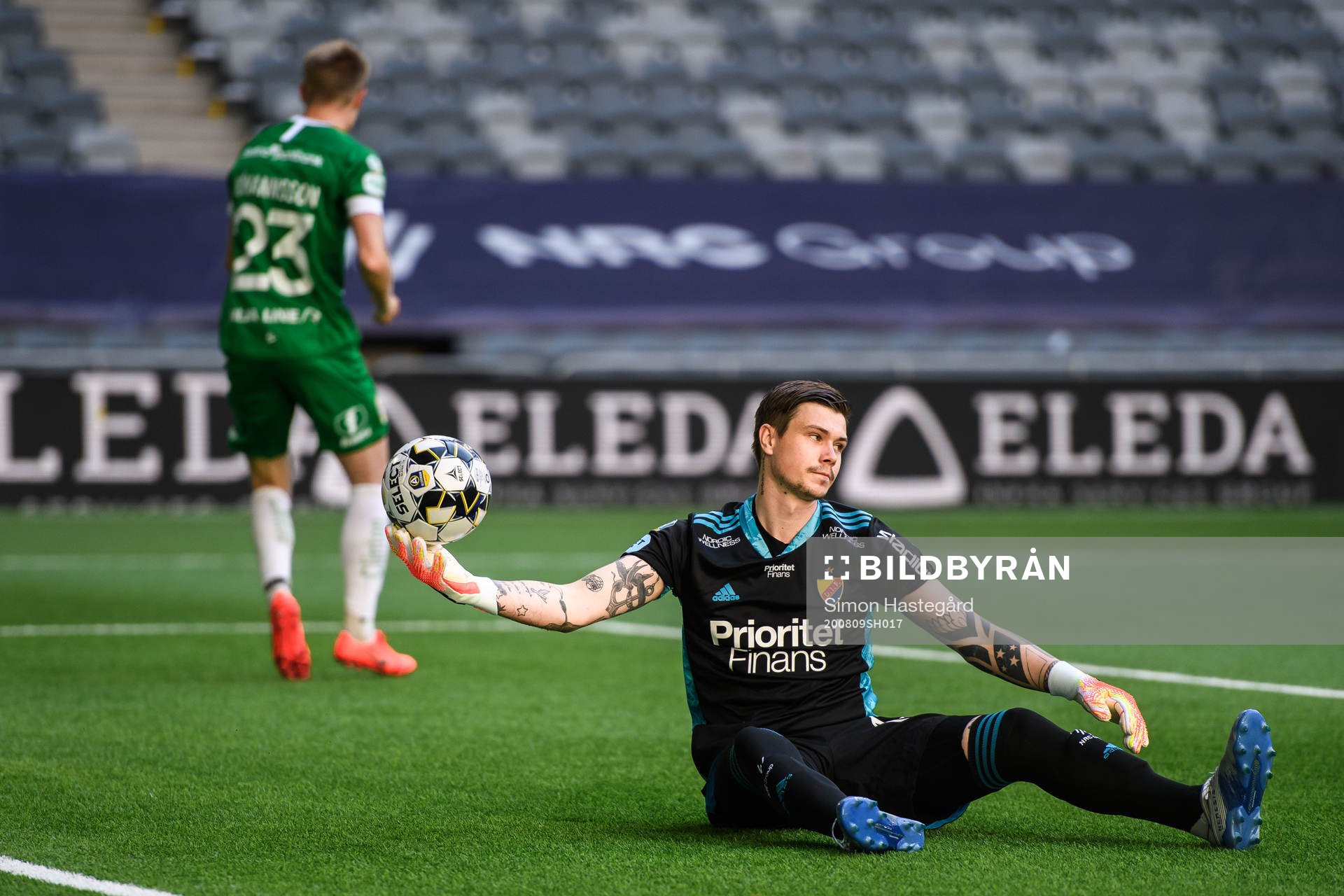 Djurgårdens målvakt Per Kristian Bråtveit deppar