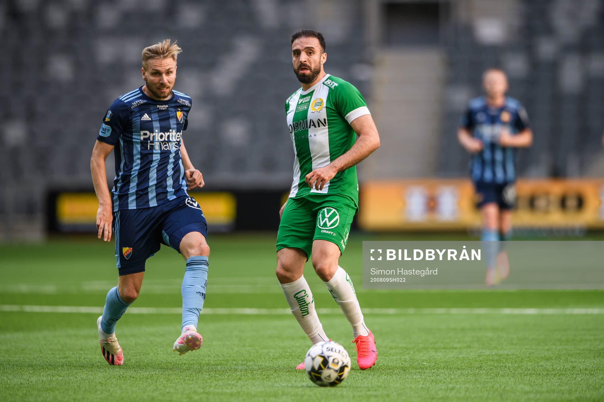 Djurgårdens Jonathan Ring och Hammarbys Abdul Khalili