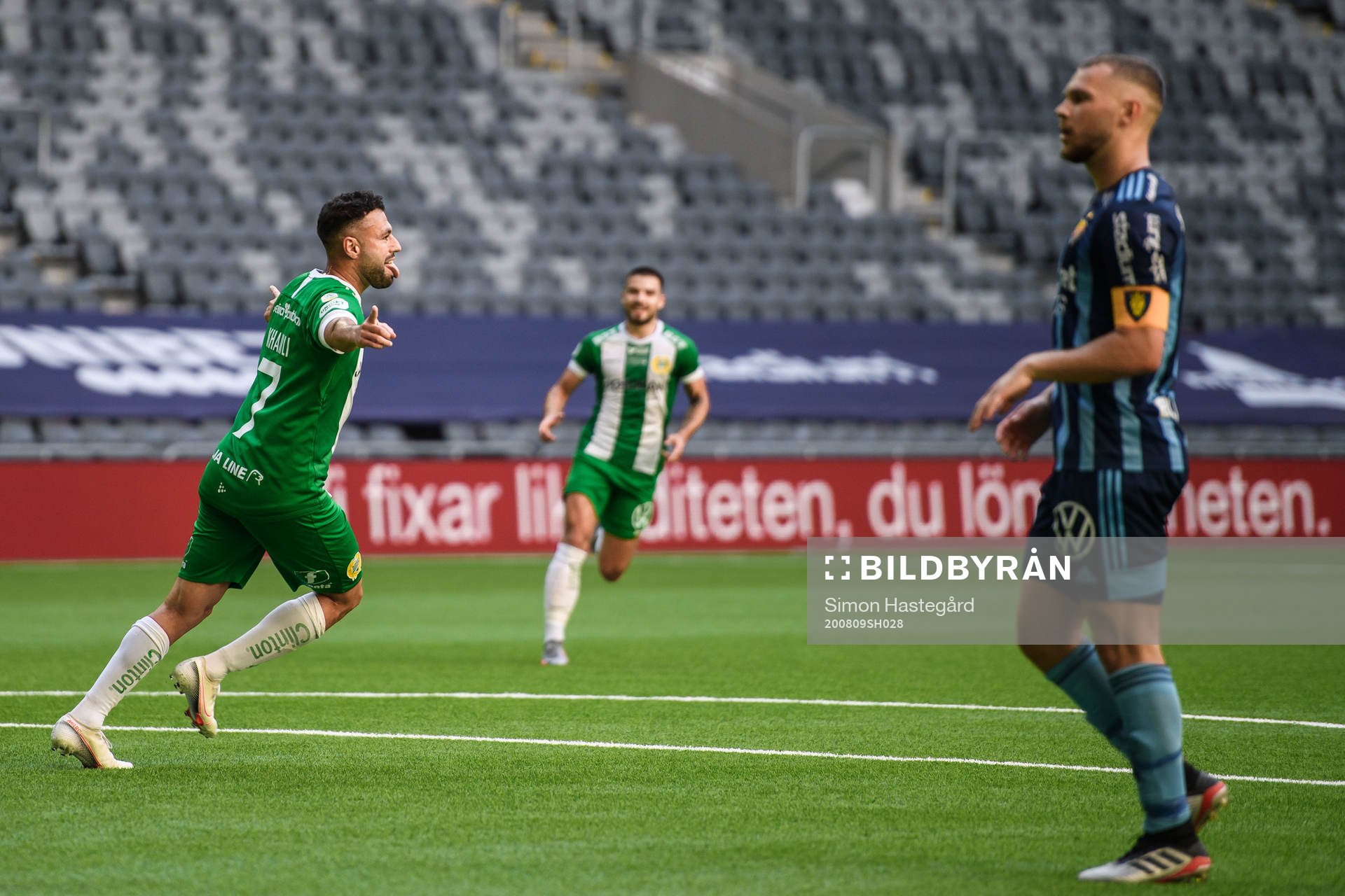 Hammarbys Imad Khalili jublar