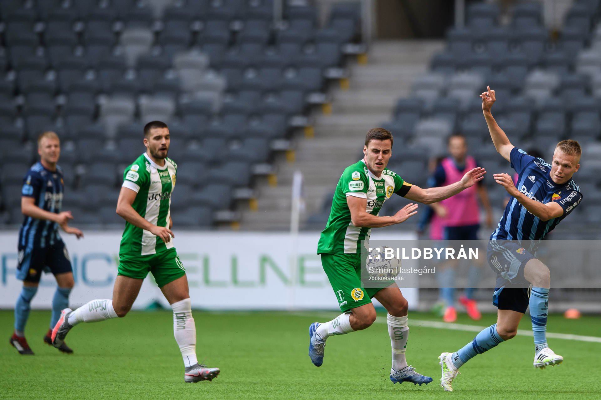Hammarbys Jeppe Andersen och Djurgårdens Jonathan