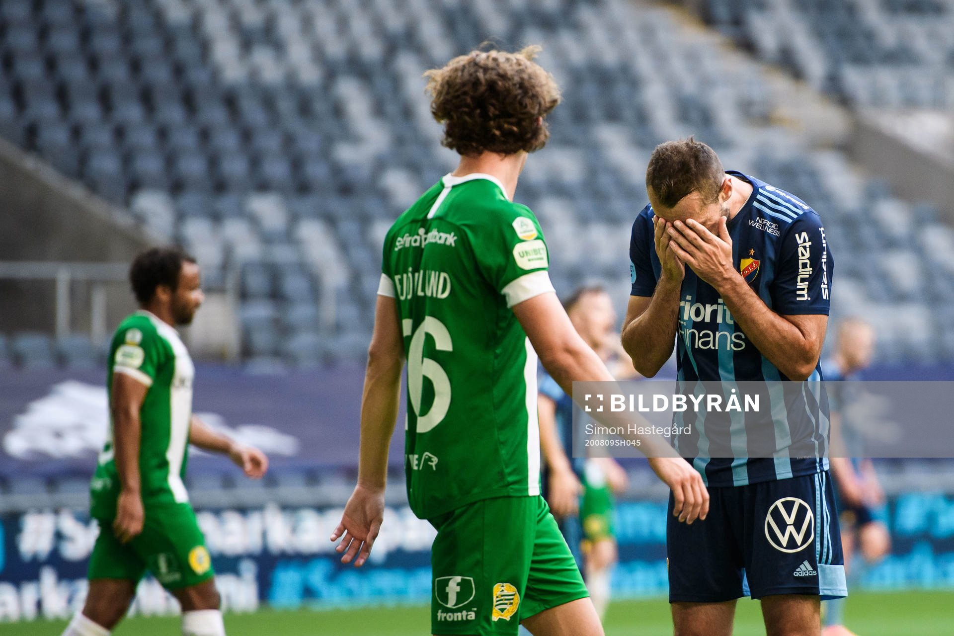 Djurgårdens Emir Kujovic deppar