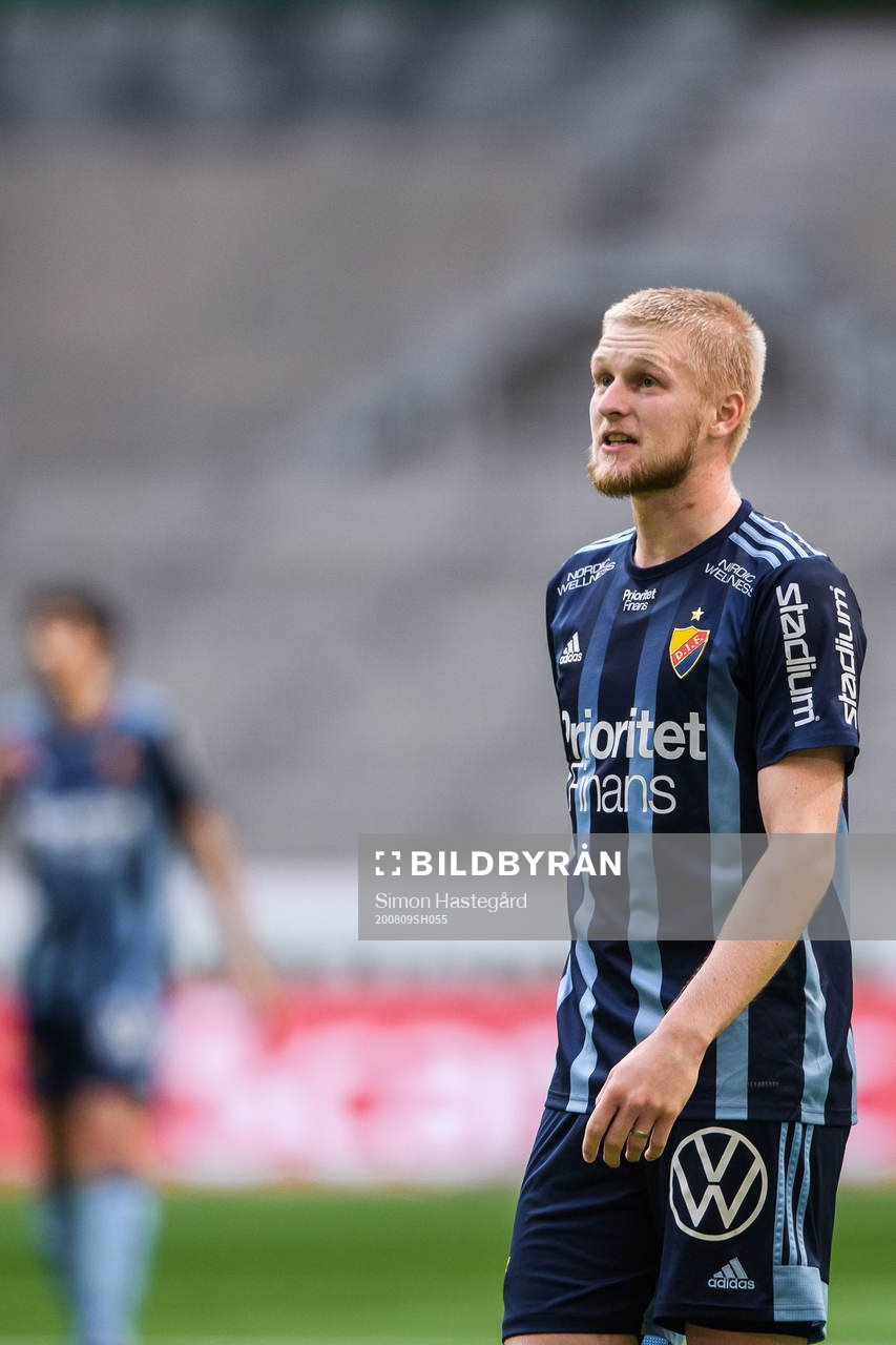 Djurgårdens Kalle Holmberg deppar