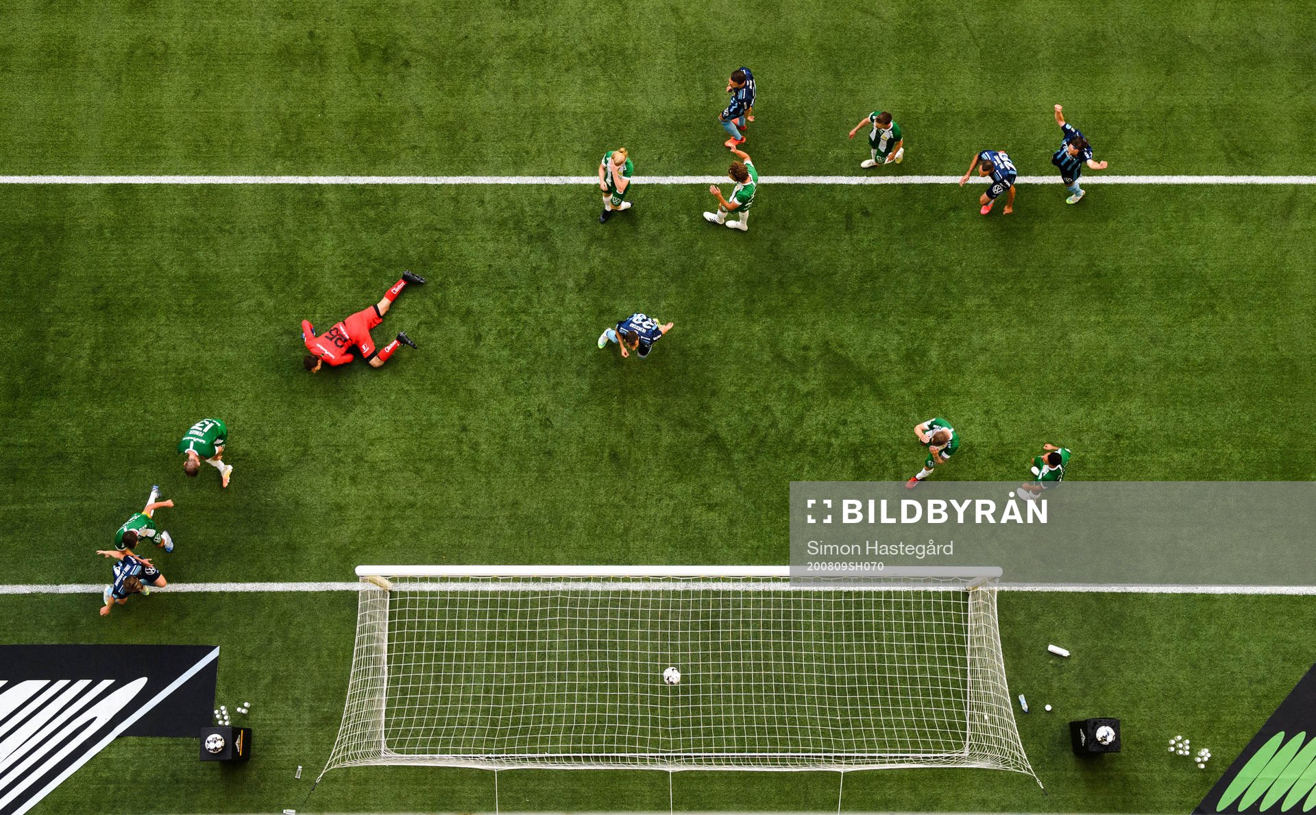Djurgårdens spelare jublar