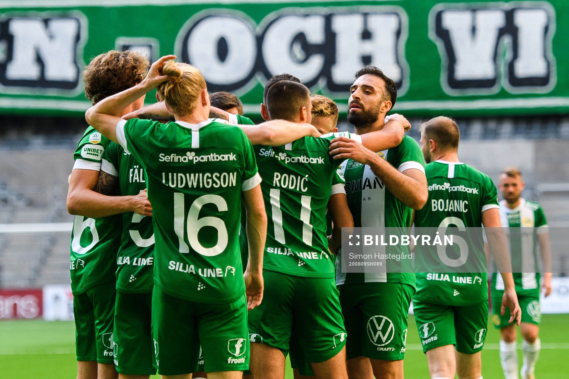 Hammarbys Abdul Khalili  jublar med Imad Khalili