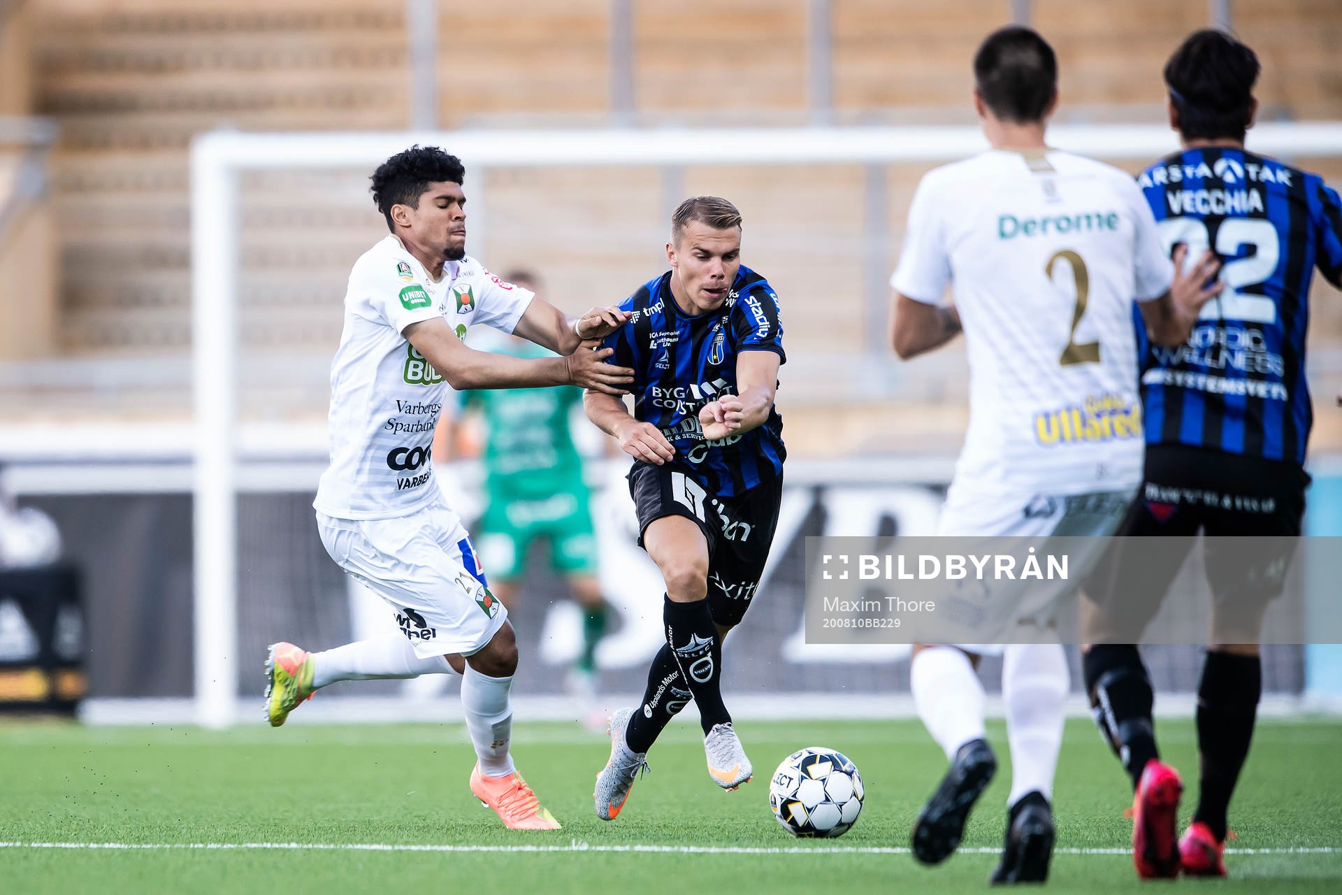Varbergs Luke Le Roux och Sirius Elias Andersson