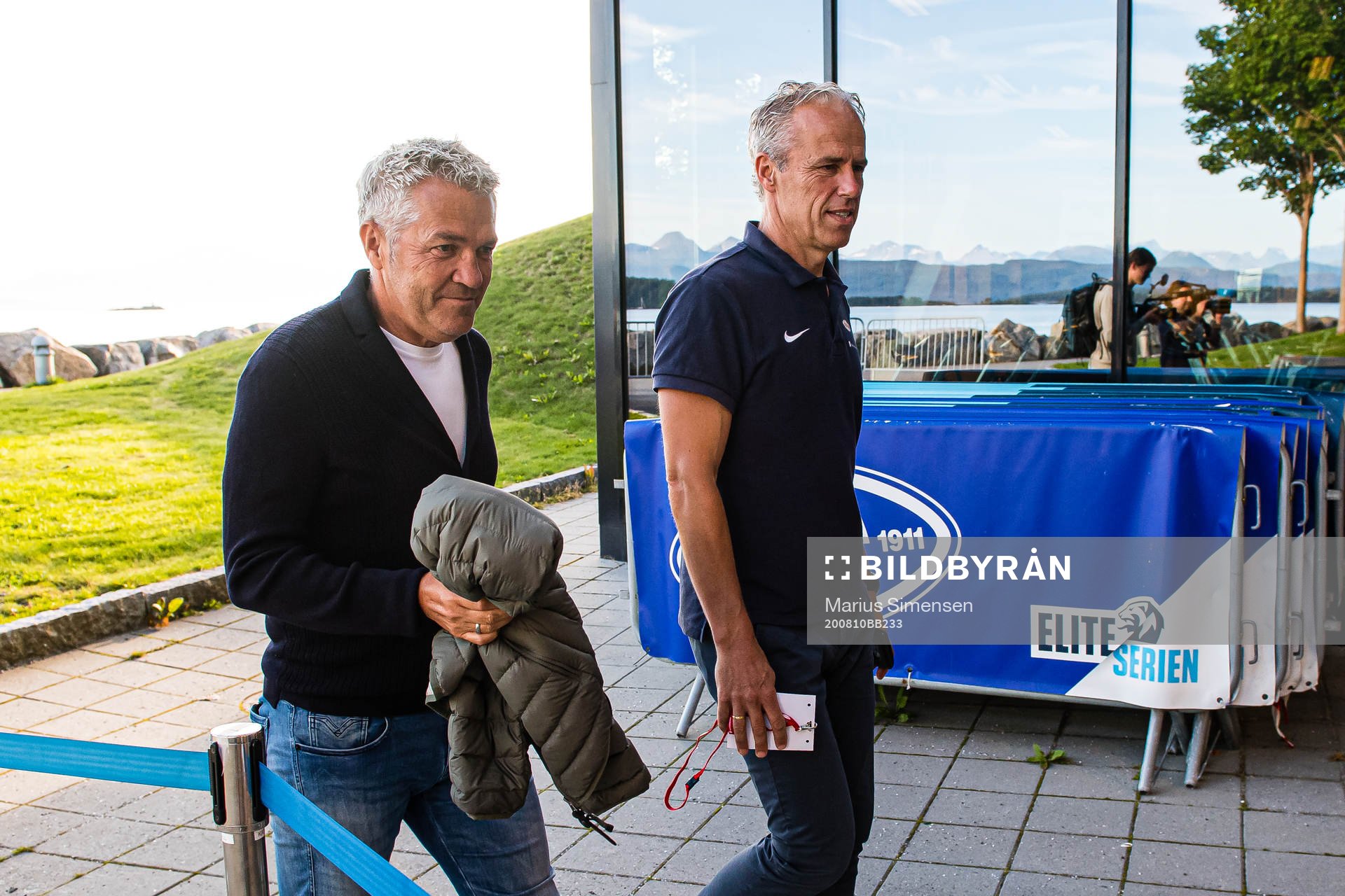 Kåre Ingebrigtsen, head coach of Brann, and Rune Soltvedt,