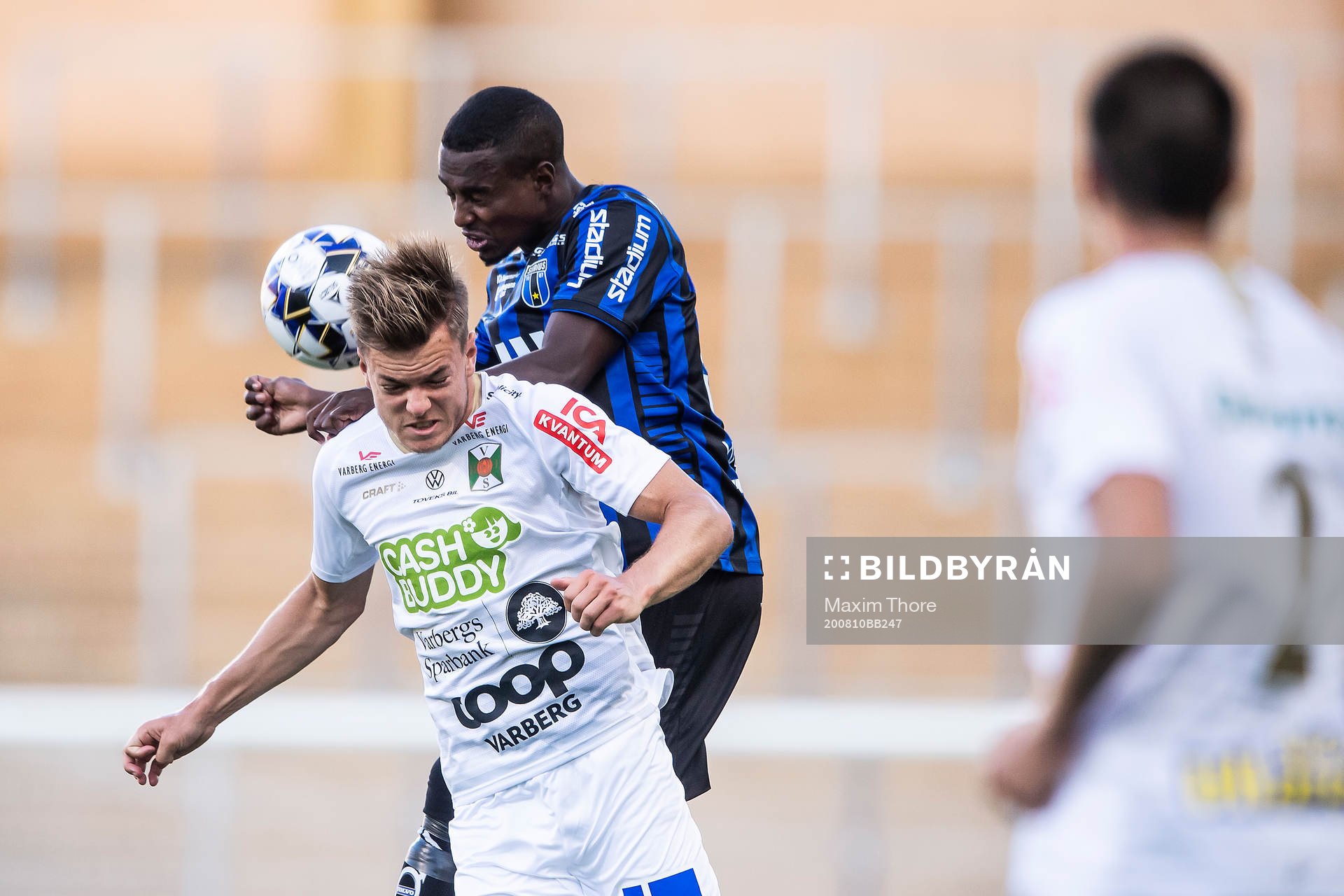 Varbergs Albin Winbo och Sirius Mohammed Khalid Saeid