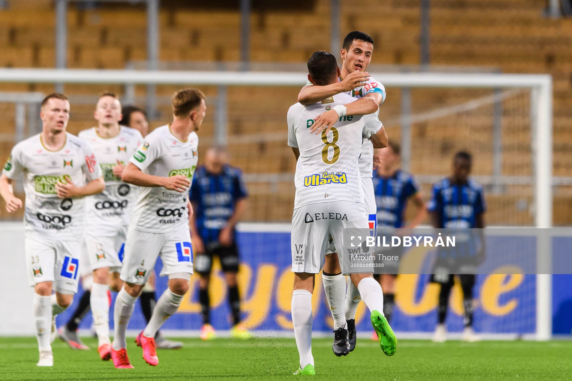 Varbergs Astrit Selmani jublar