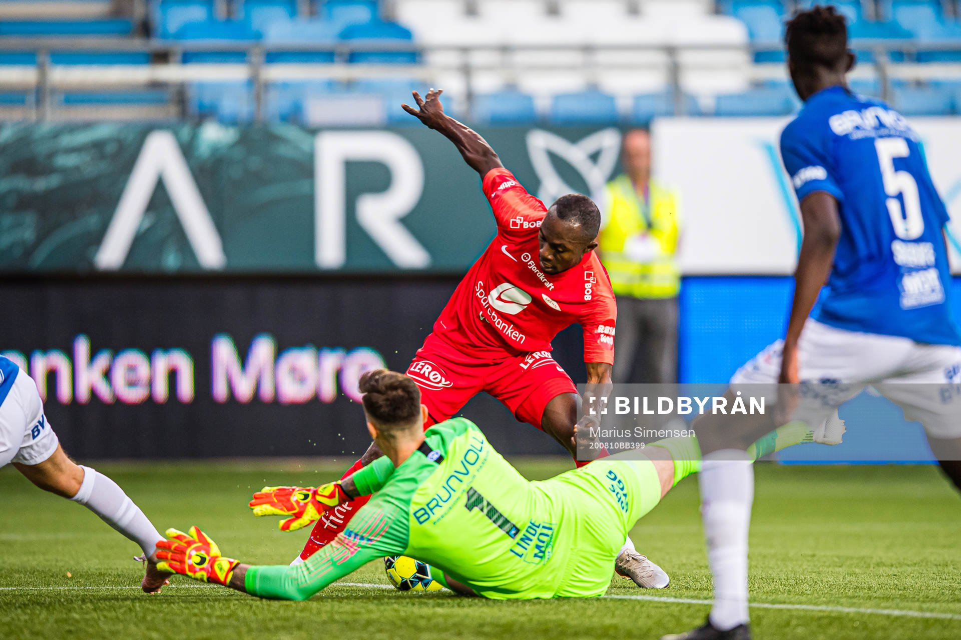 Andreas Christopher Linde of Molde and Gilbert Koomson of
