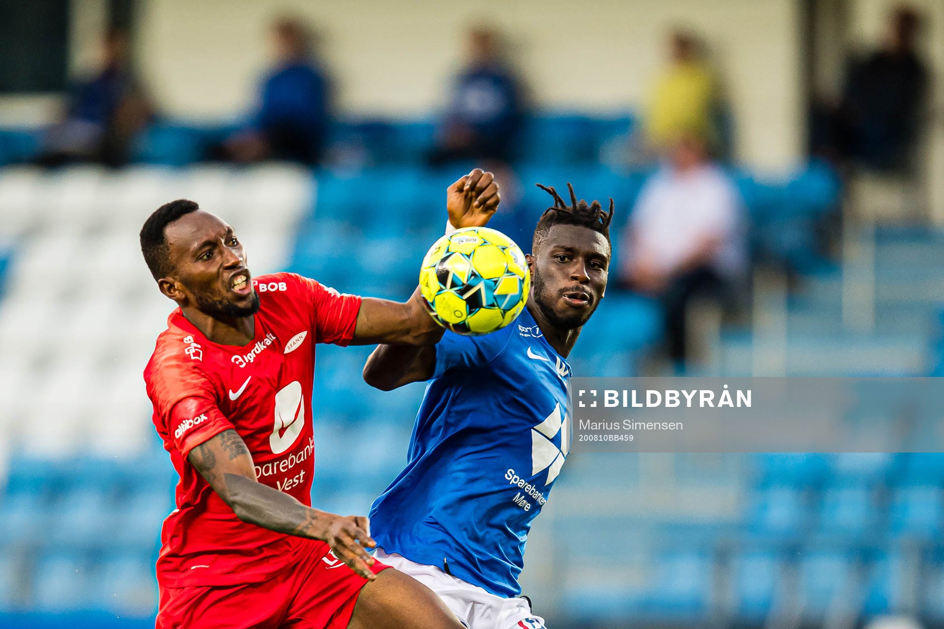 Karamoko Daouda Bamba of Brann and Sheriff Sinyan of Molde