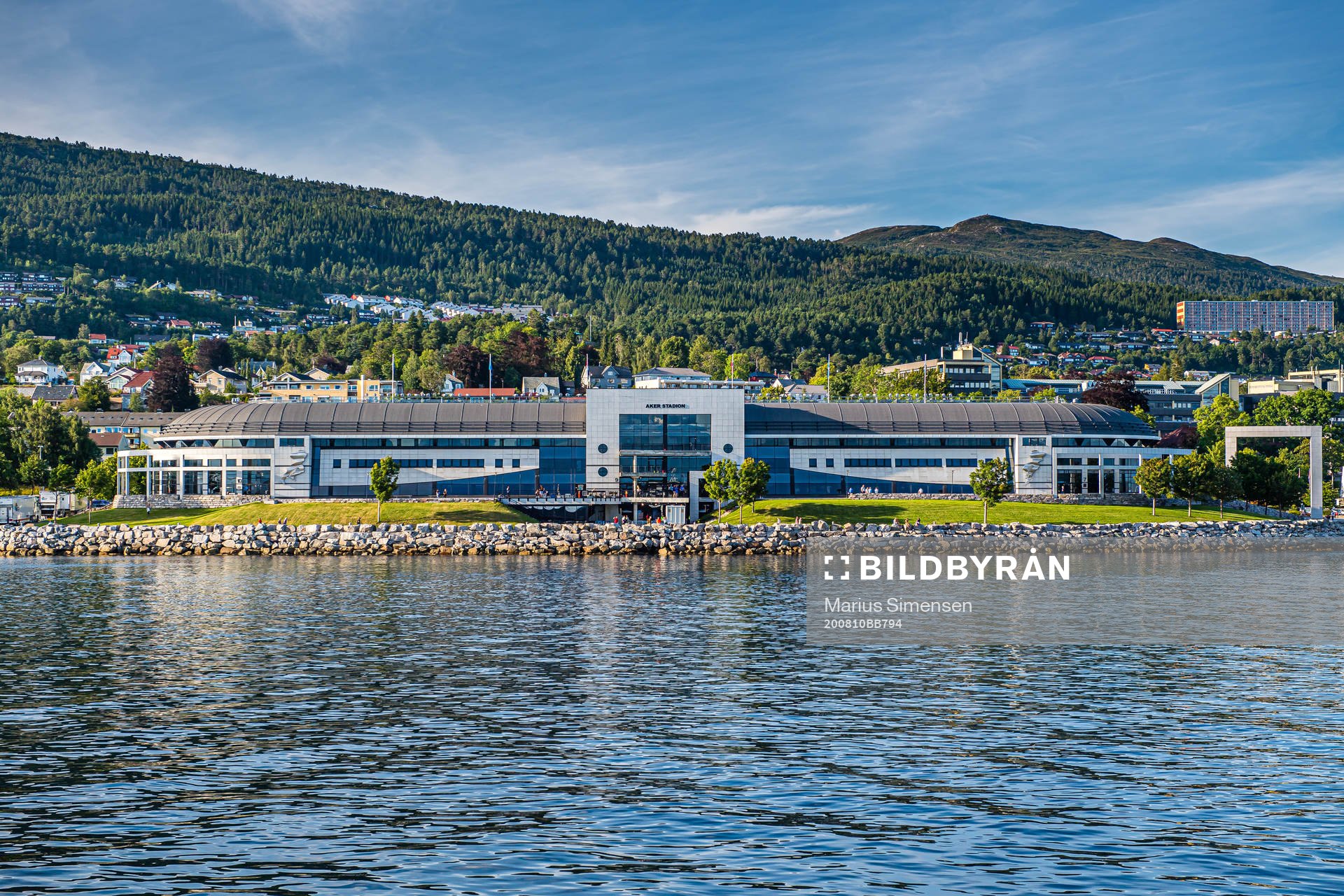 Exterior view of of Aker Stadion