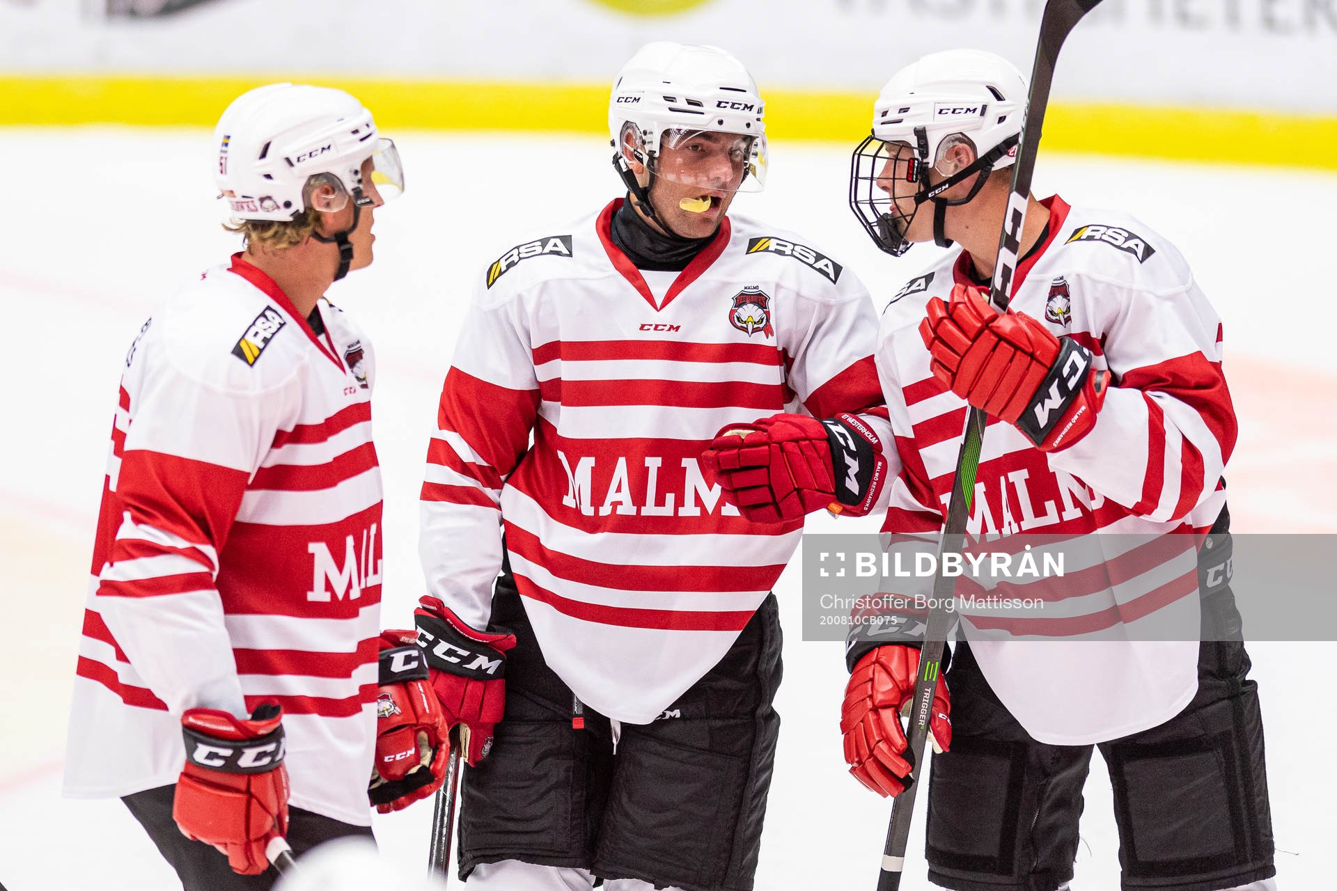 Emil Sylvegård, Ponthus Westerholm och Anton Olsson