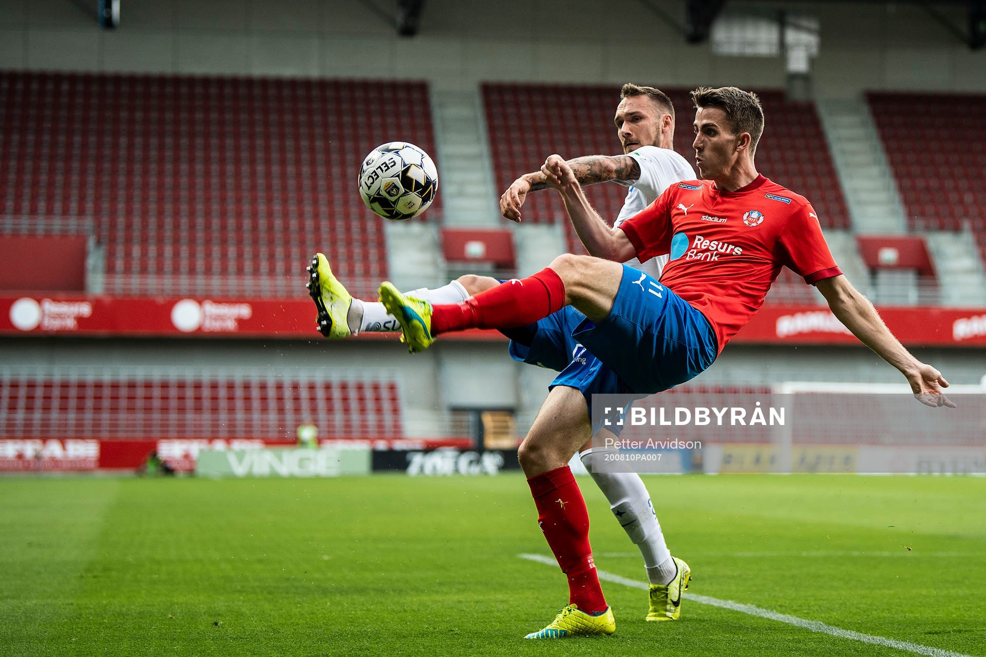Helsingborgs Adam Eriksson och Linus Wahlqvist
