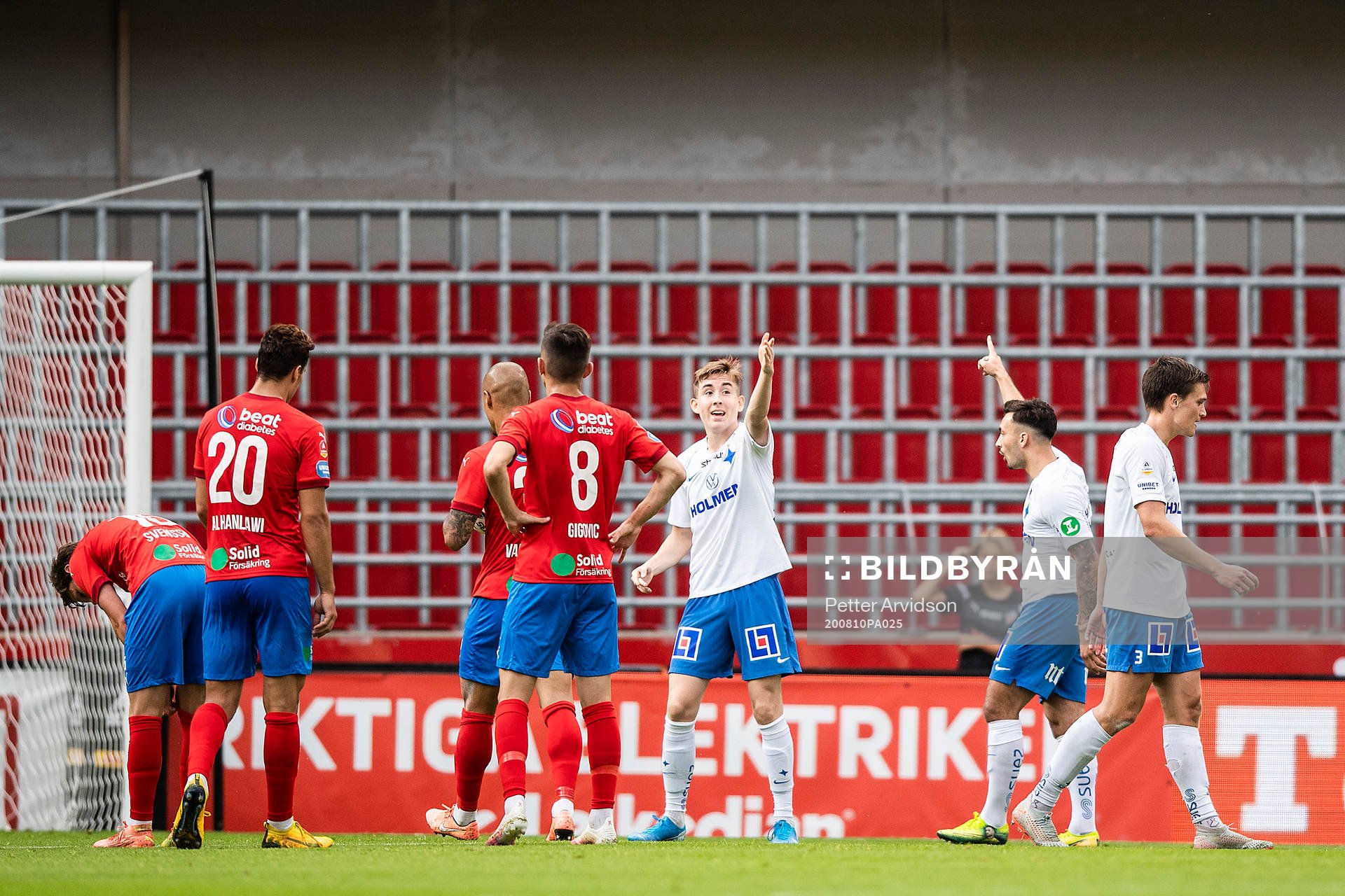 IFK Norrköpings Isak Bergmann Jóhannesson deppar