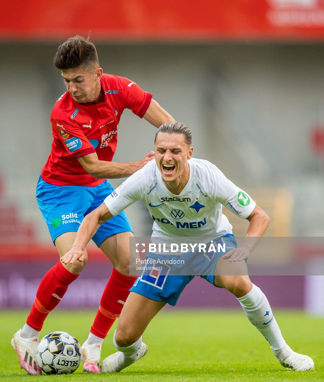 Helsingborgs Armin Gigovic och IFK Norrköpings Jonathan