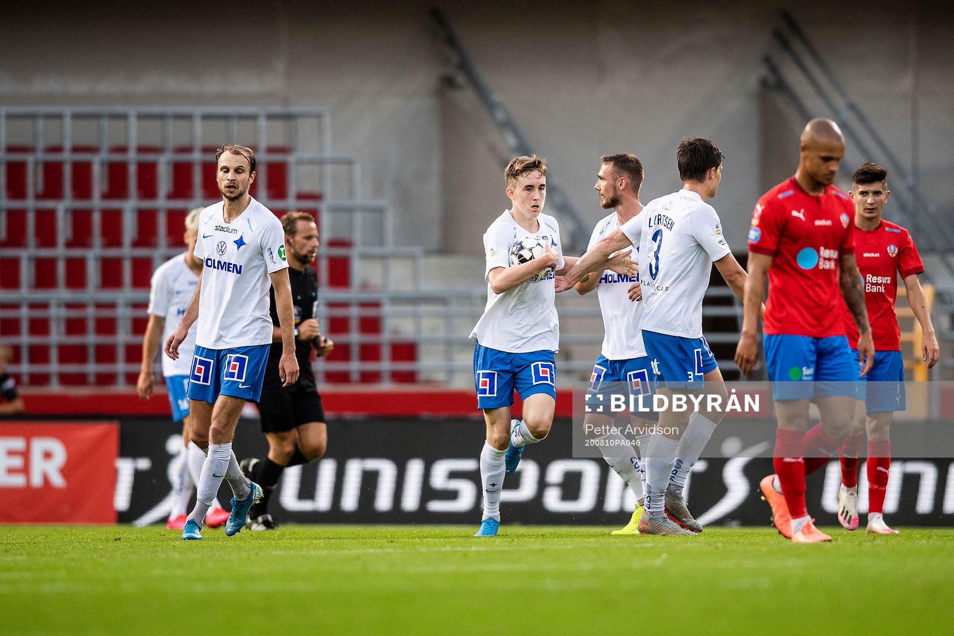 IFK Norrköpings Isak Bergmann Jóhannesson jublar