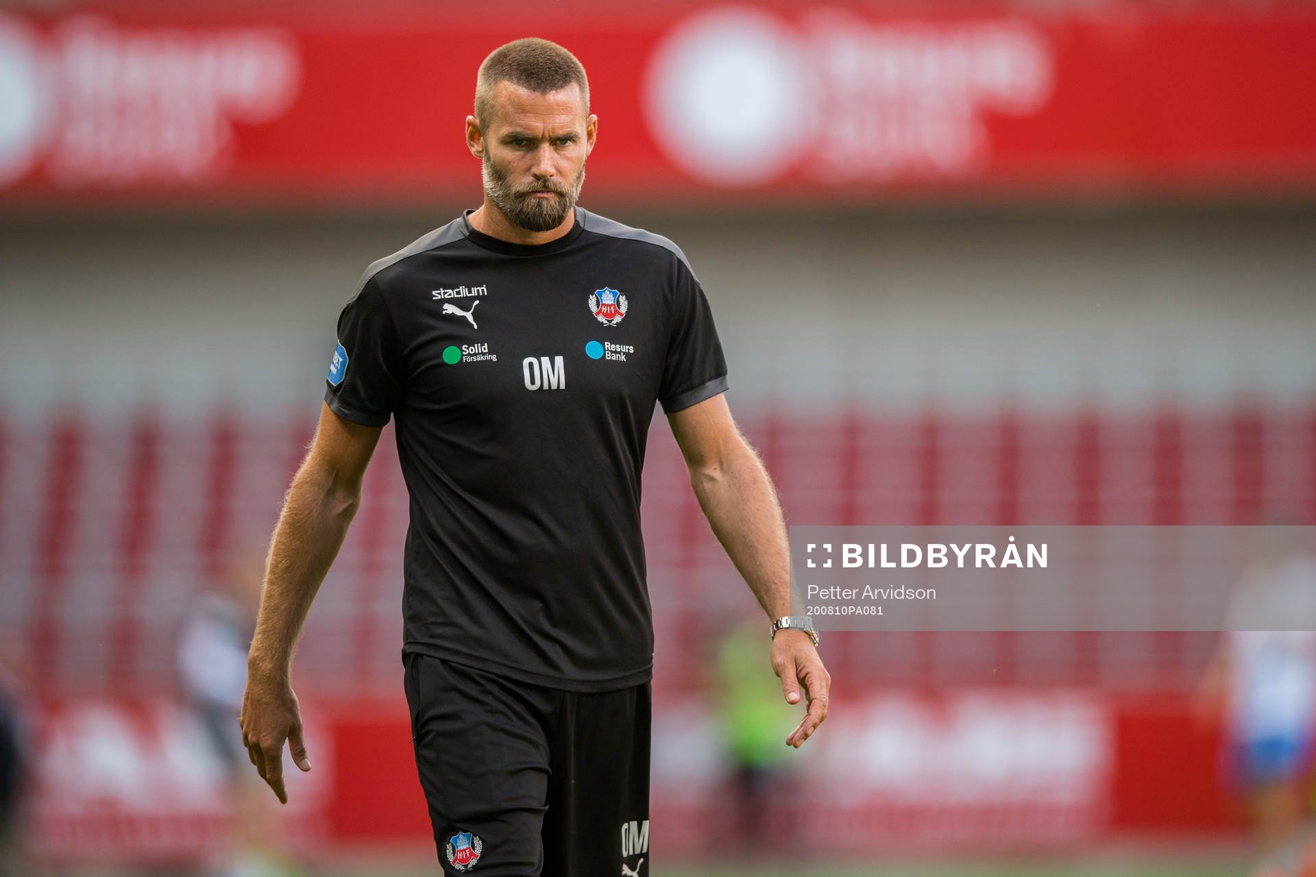 Helsingborgs tränare Olof Mellberg
