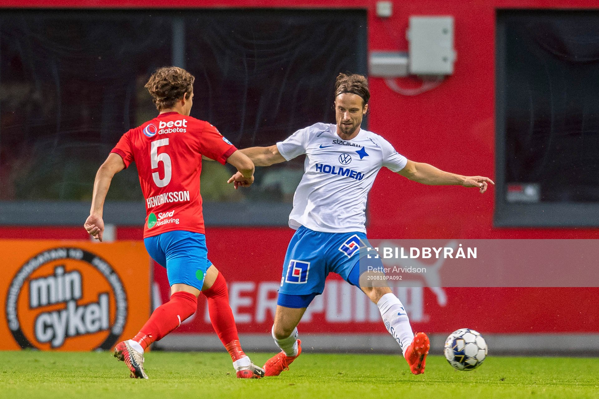 Helsingborgs Brandur Hendriksson och IFK Norrköpings Linus