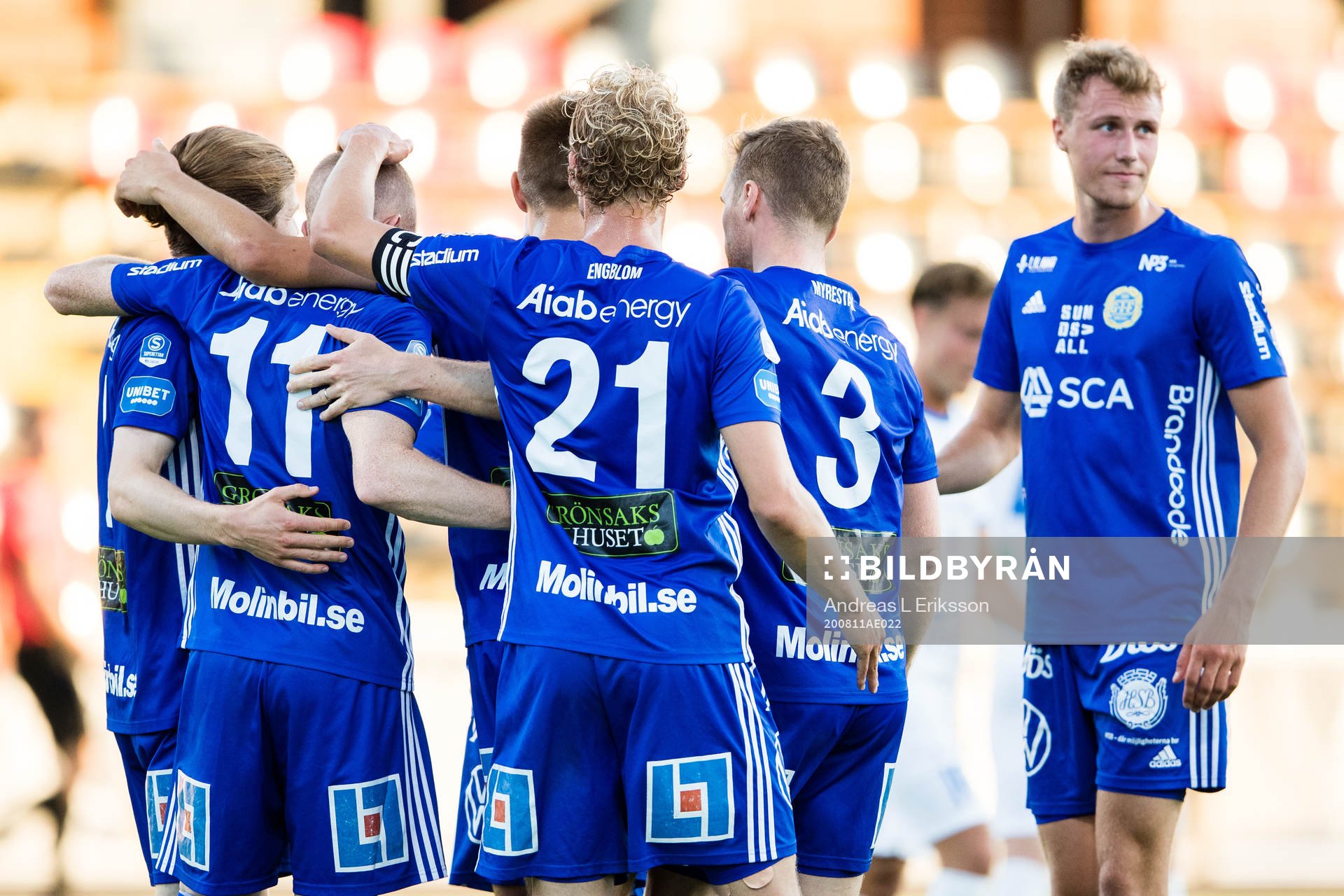 Sundsvalls Tobias Eriksson jublar