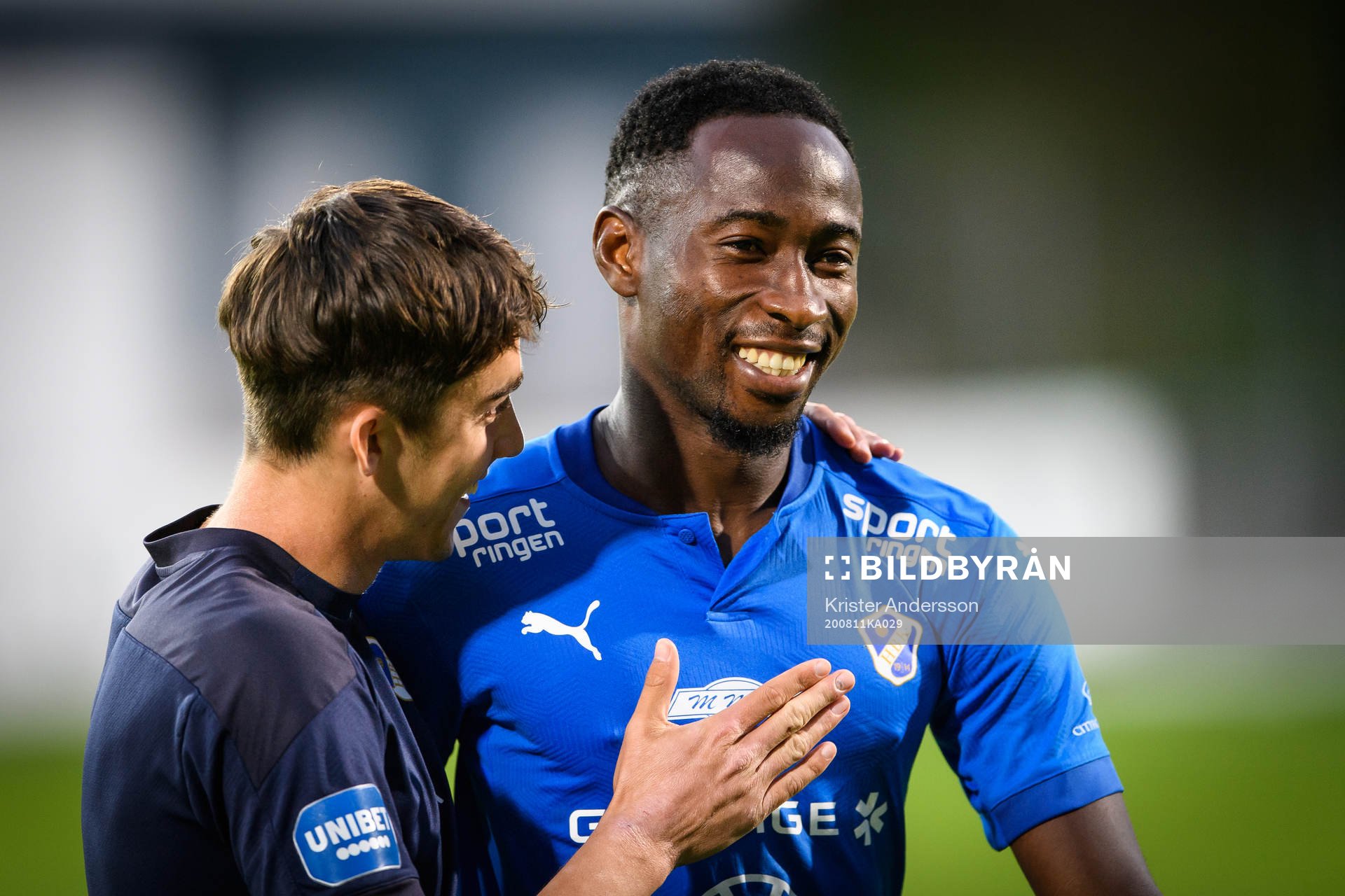 Halmstads Sadat Karim jublar