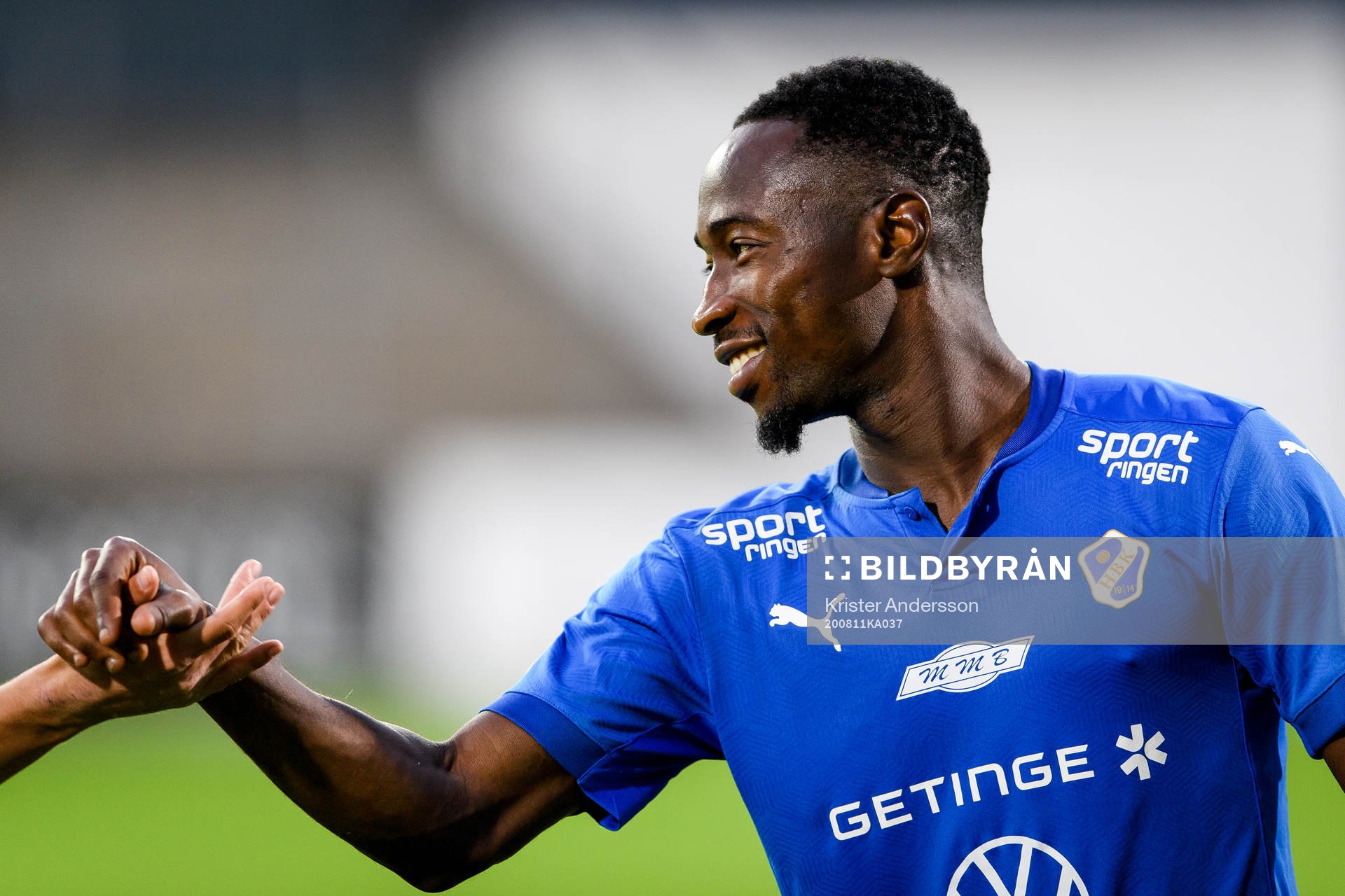Halmstads Sadat Karim jublar