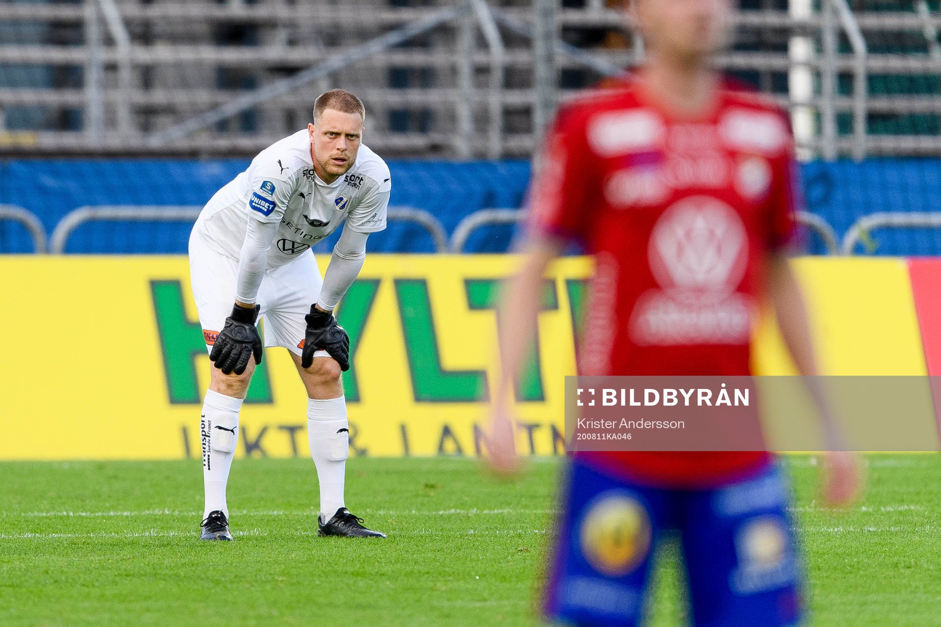 Halmstads målvakt Malkolm Nilsson Säfqvist