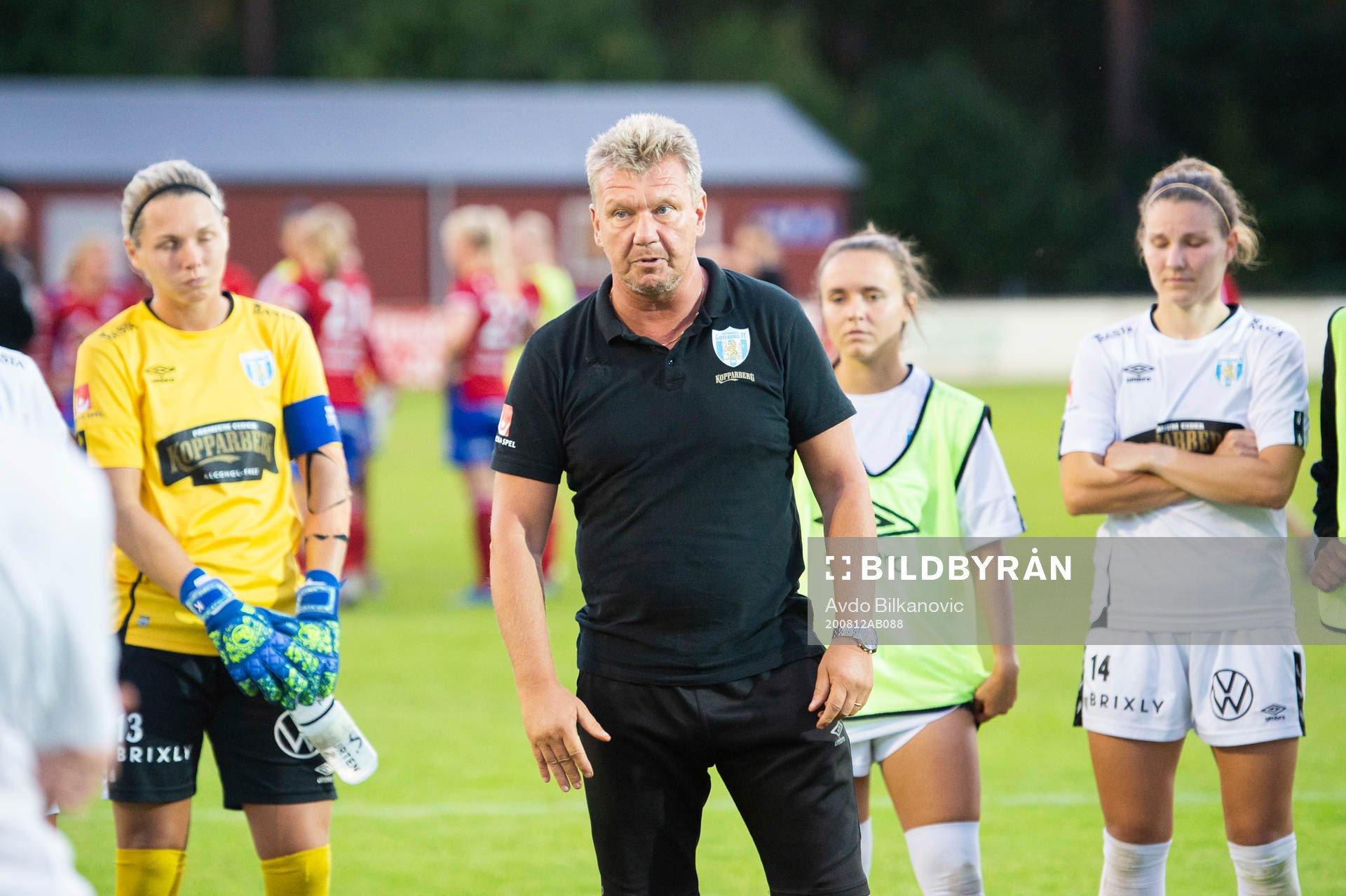 Göteborgs tränare Jörgen Ericson med laget