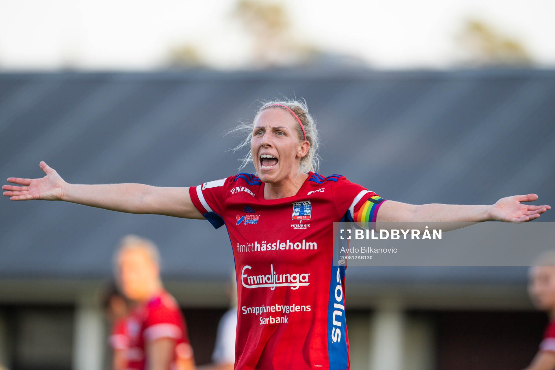 Vittsjös Sandra Adolfsson agerar