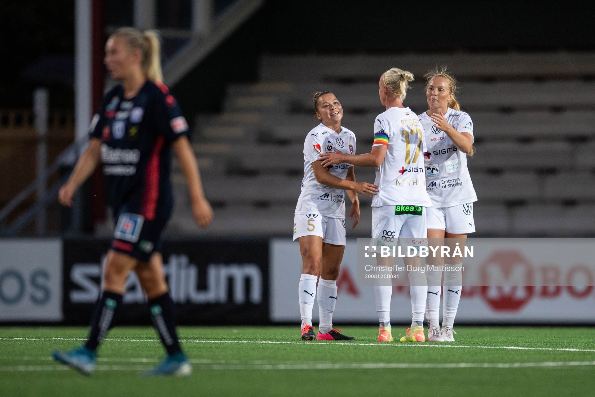 Rosengårds Alexandra Lowe Riley, Caroline Seger och Glodis