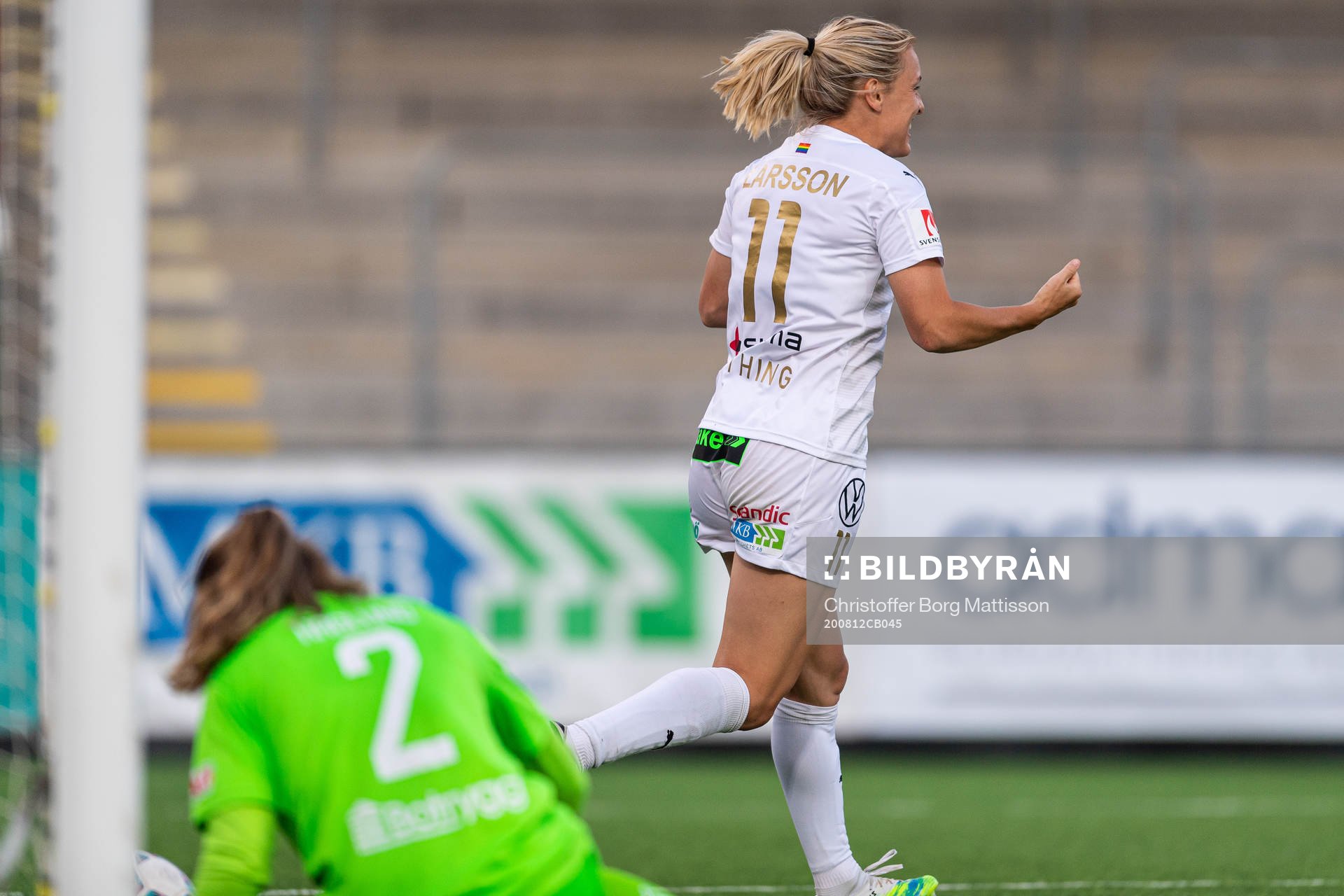 Rosengårds Mimmi Larsson jublar
