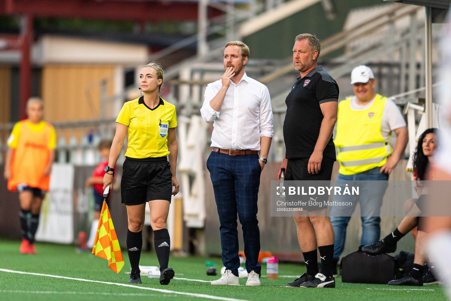 Rosengårds tränare Jonas Eidevall och assisterande