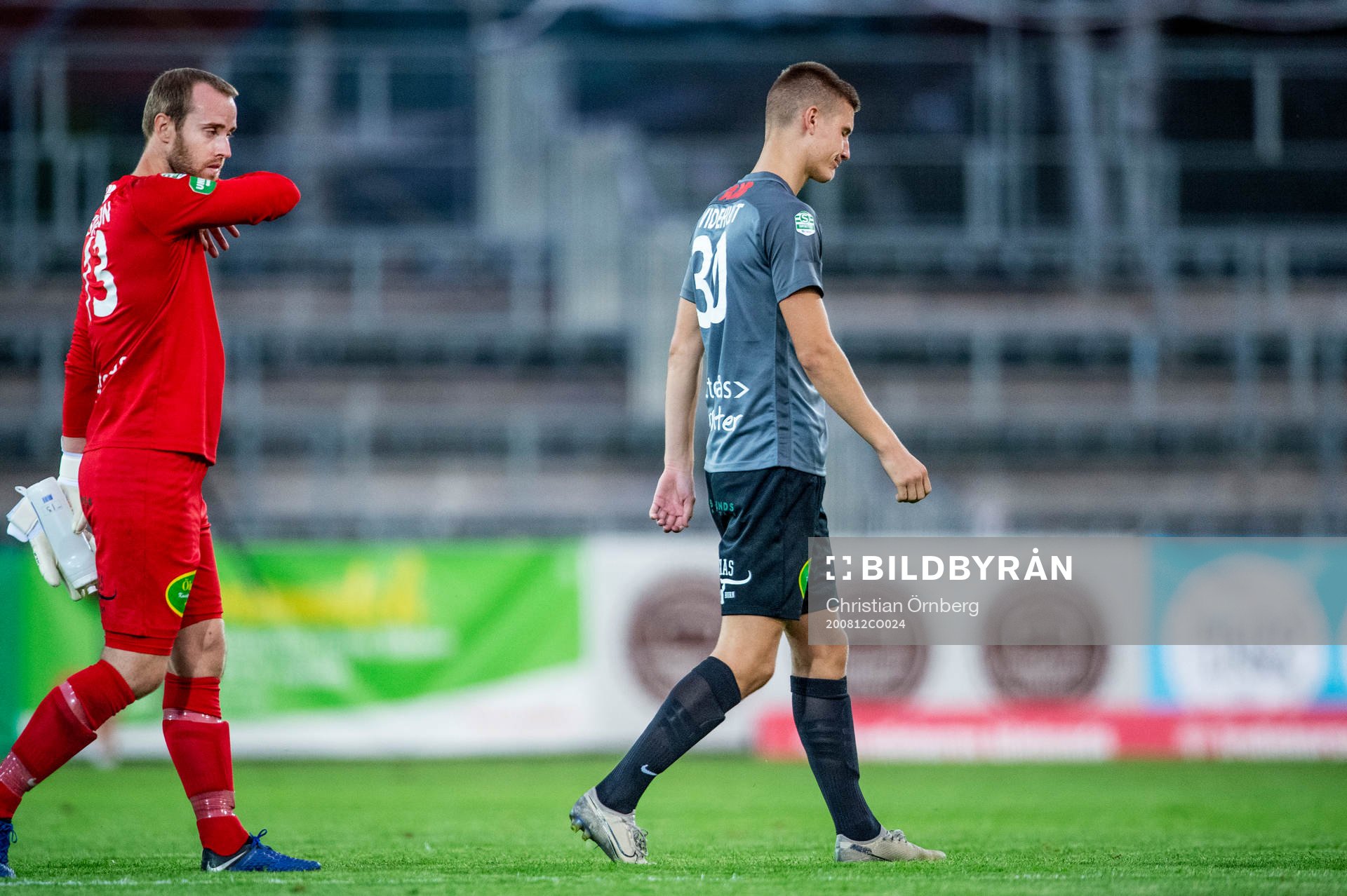 Västerås målvakt Daniel Svensson och William Videhult
