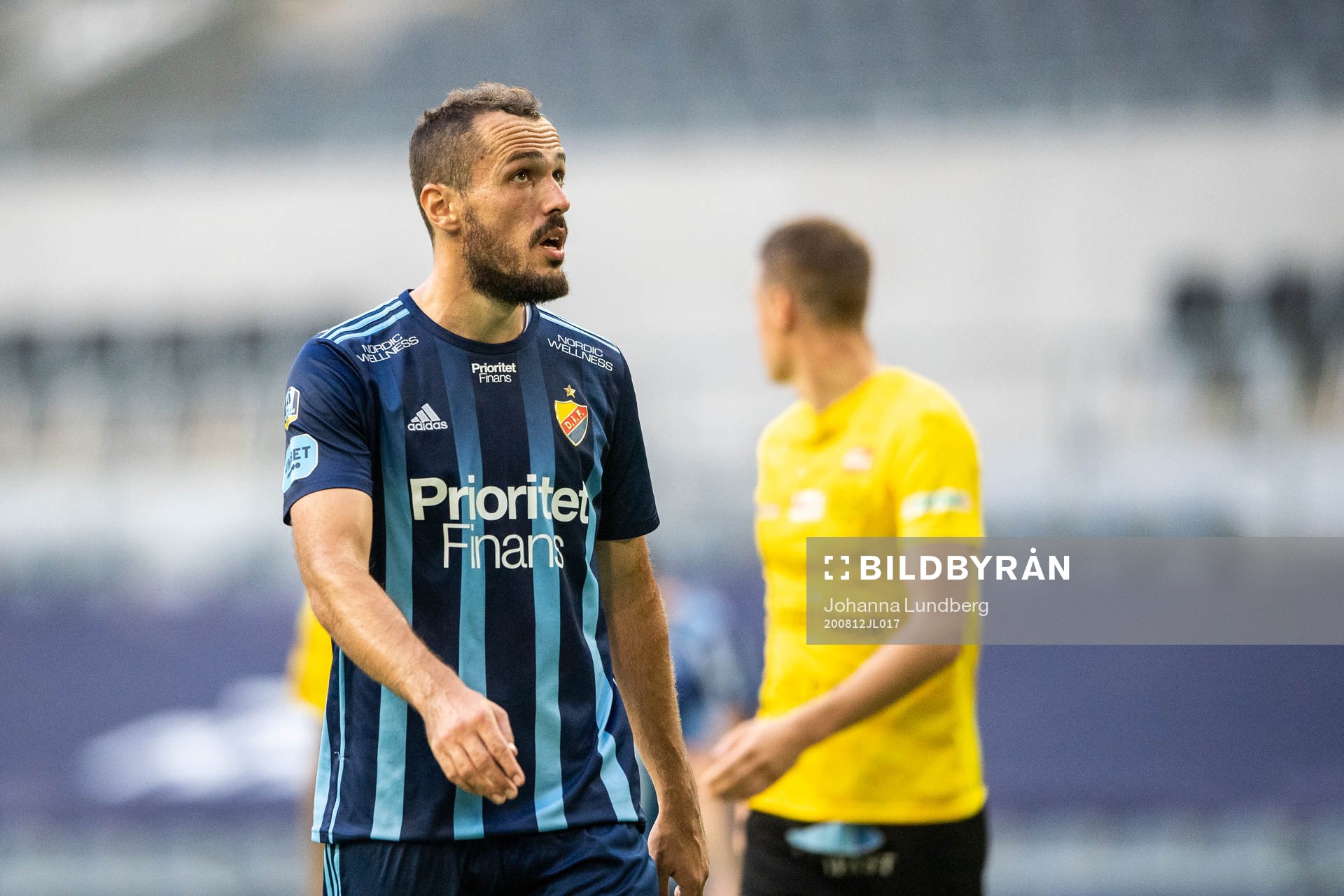 Djurgårdens Emir Kujovic deppar