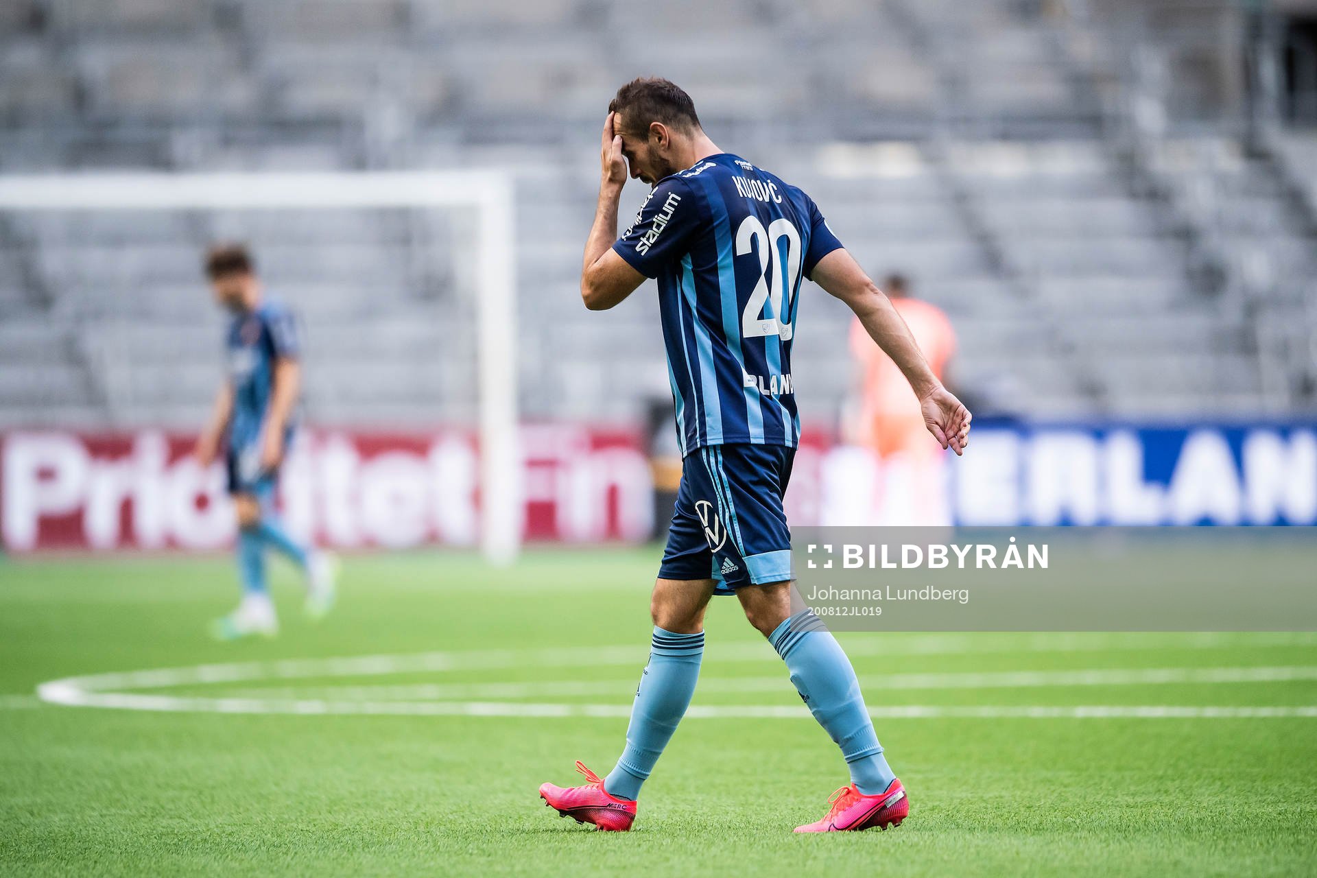 Djurgårdens Emir Kujovic deppar