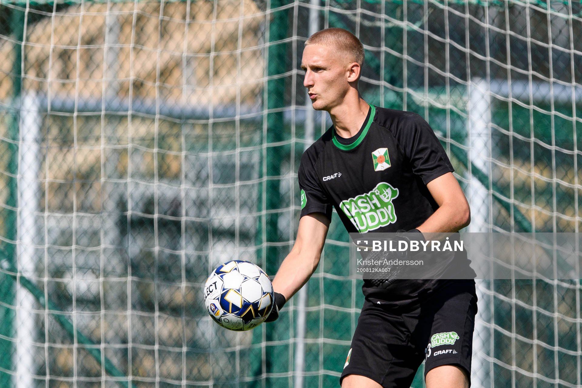 Varbergs målvakt Albin Svensson