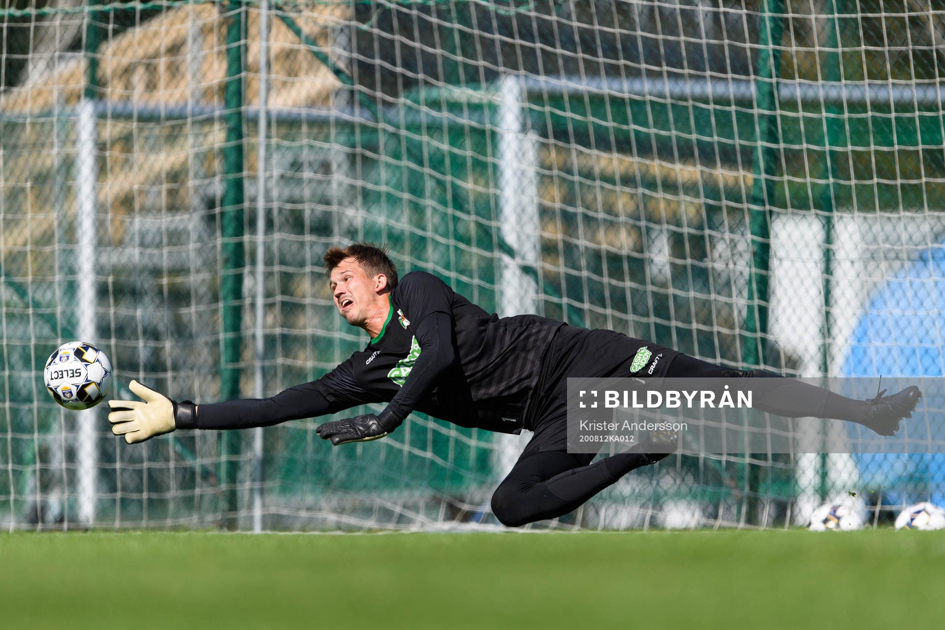 Målvakt August Strömberg