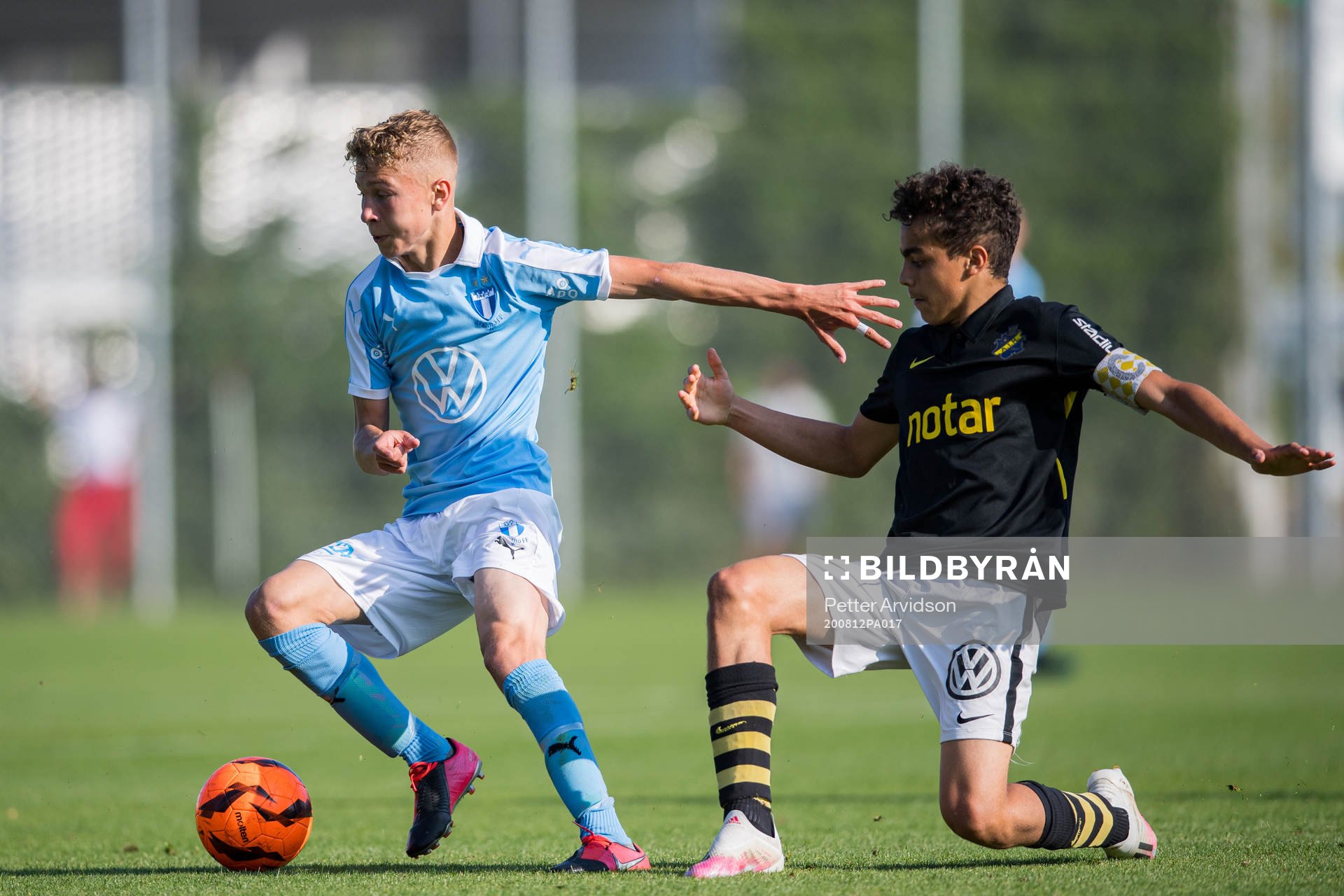 Malmö FFs Hugo Bolin och AIKs Yasin Ayari