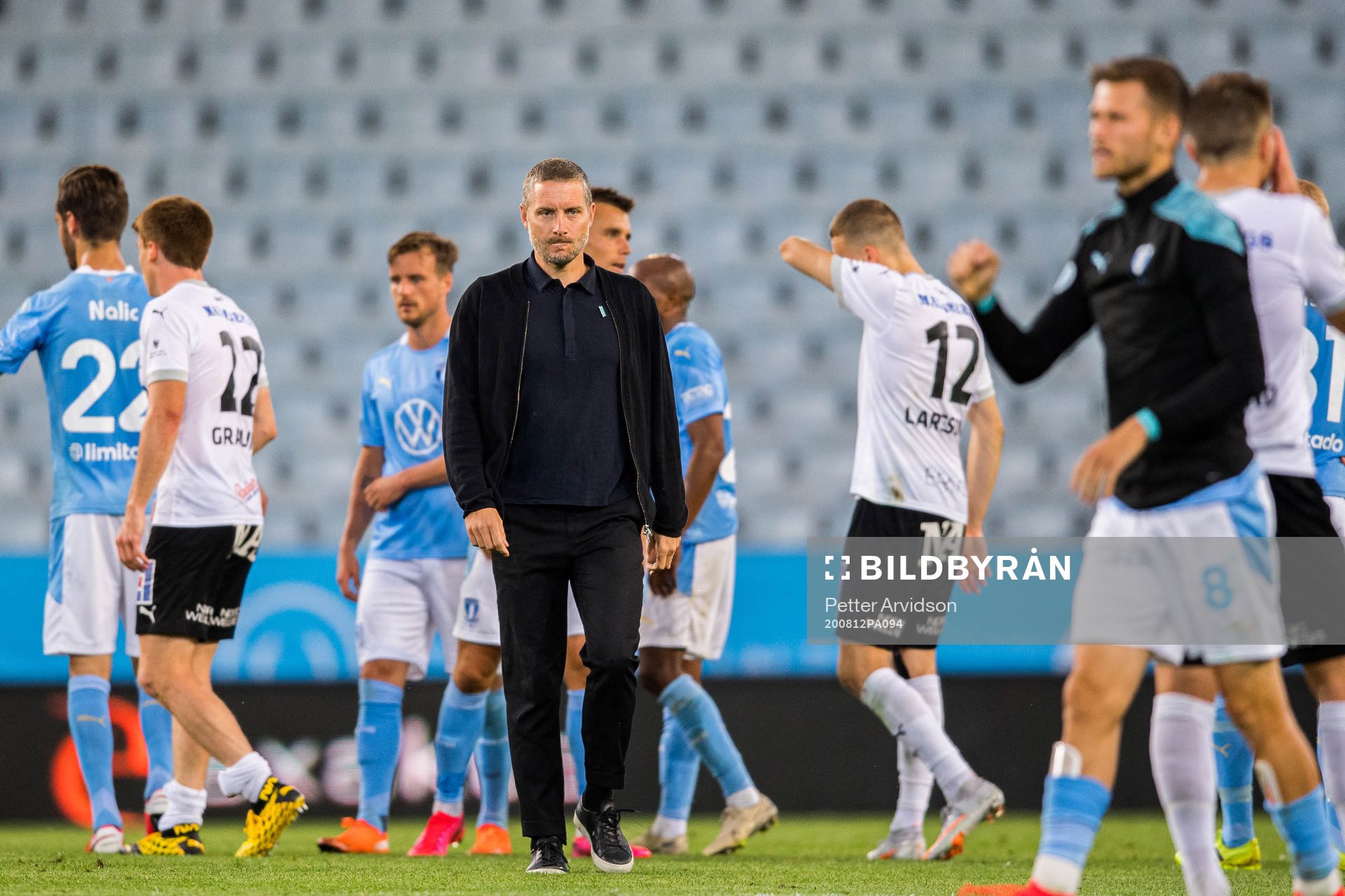Örebros tränare Axel Kjäll deppar
